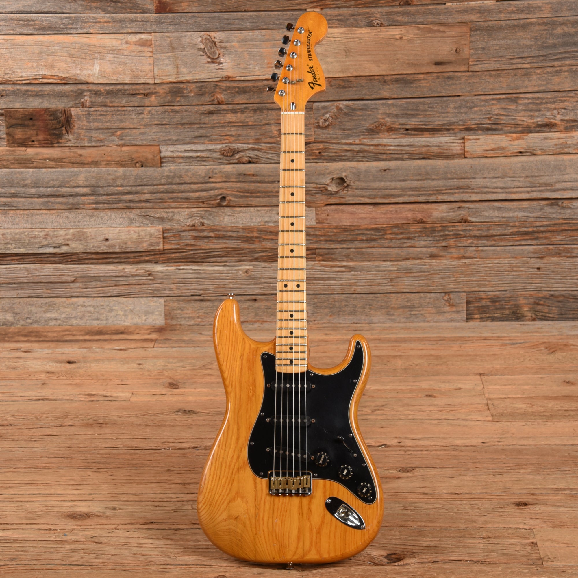 Fender Stratocaster Natural 1976 Electric Guitars / Solid Body