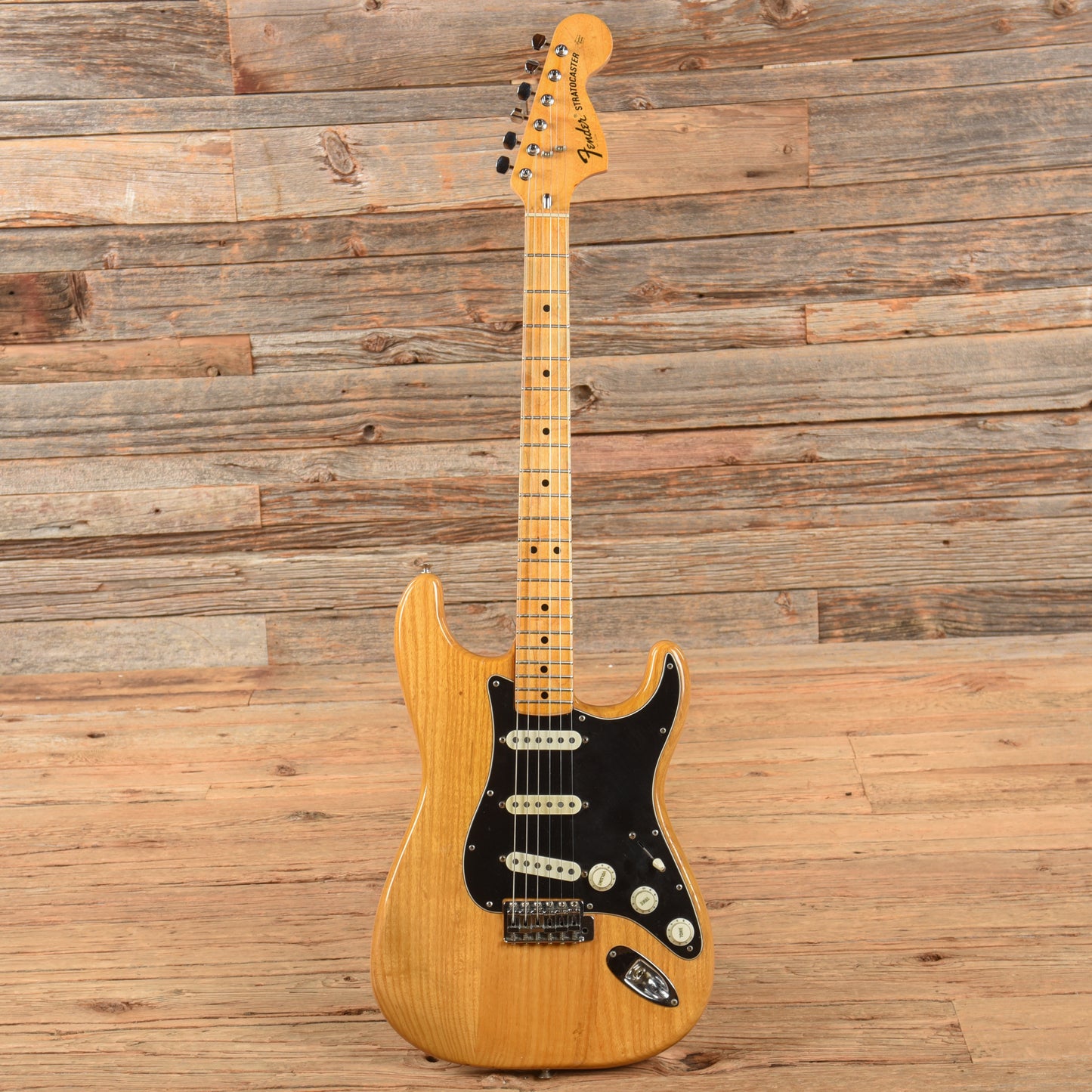 Fender Stratocaster Natural 1976 Electric Guitars / Solid Body