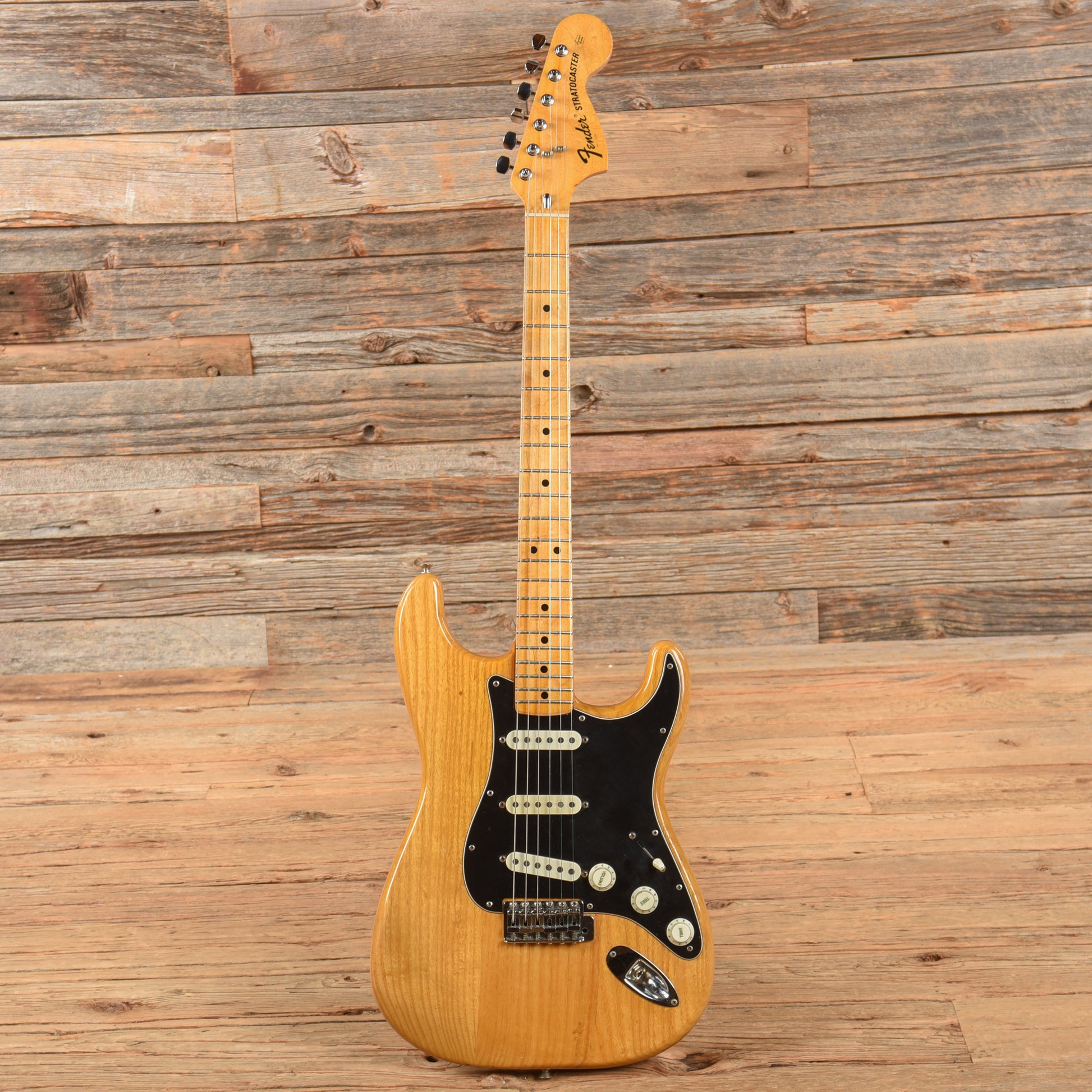Fender Stratocaster Natural 1976 Electric Guitars / Solid Body