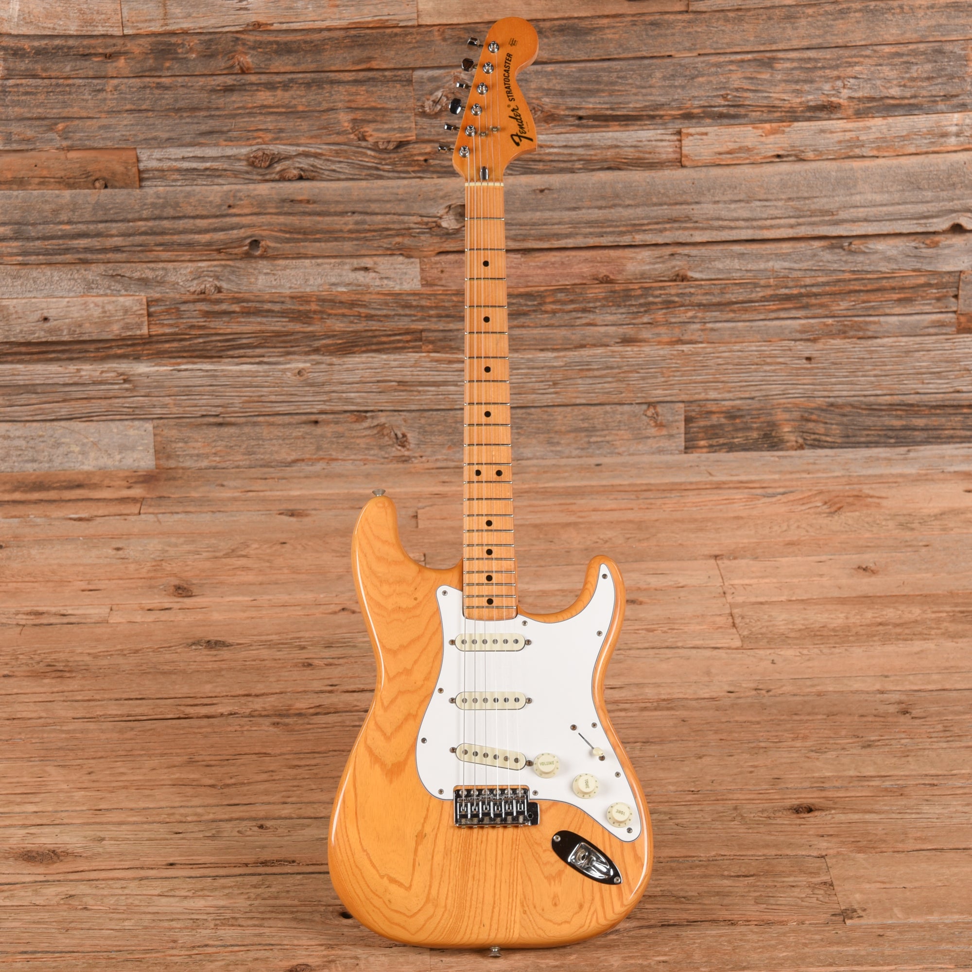Fender Stratocaster Natural 1976 Electric Guitars / Solid Body