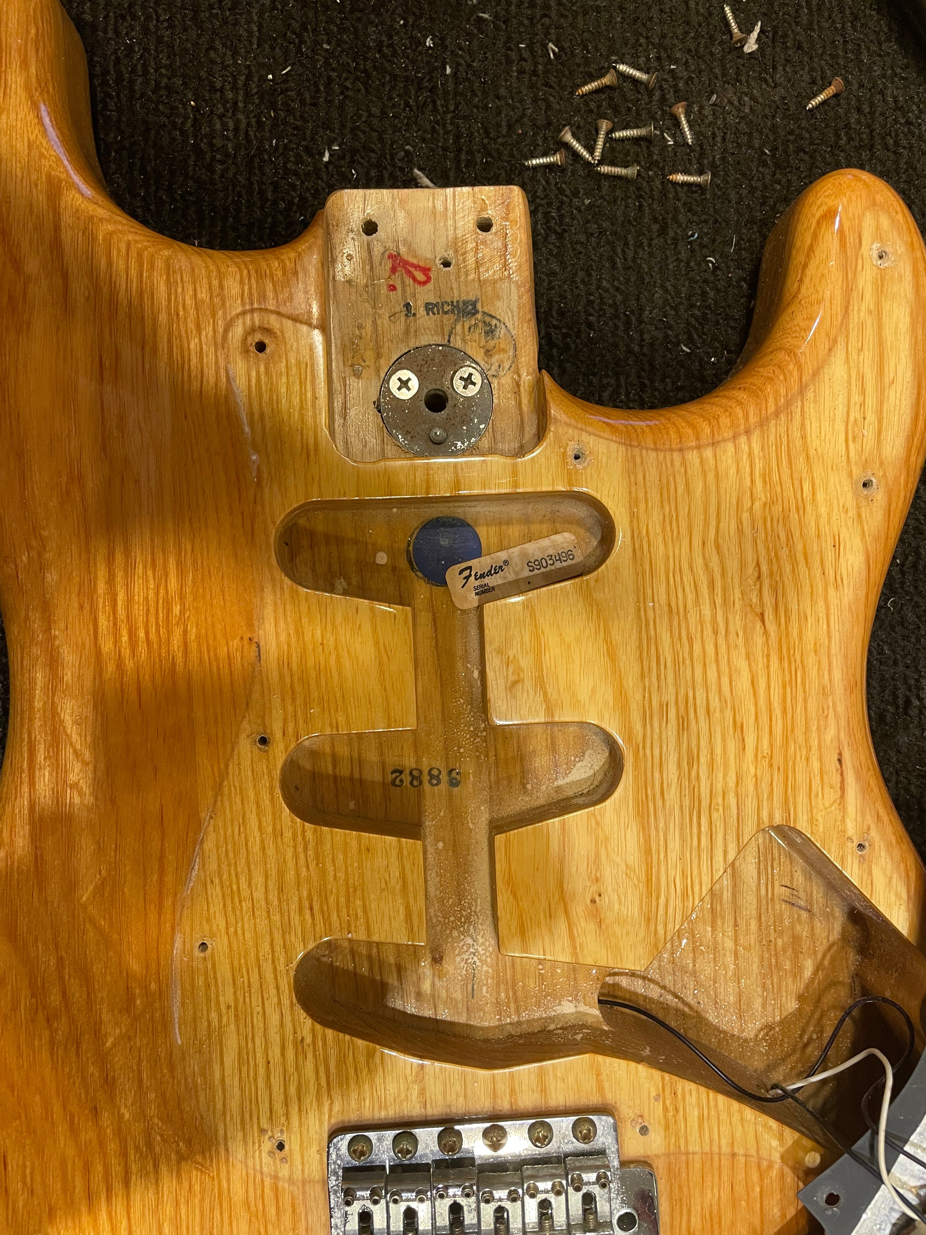 Fender Stratocaster Natural 1979 Electric Guitars / Solid Body