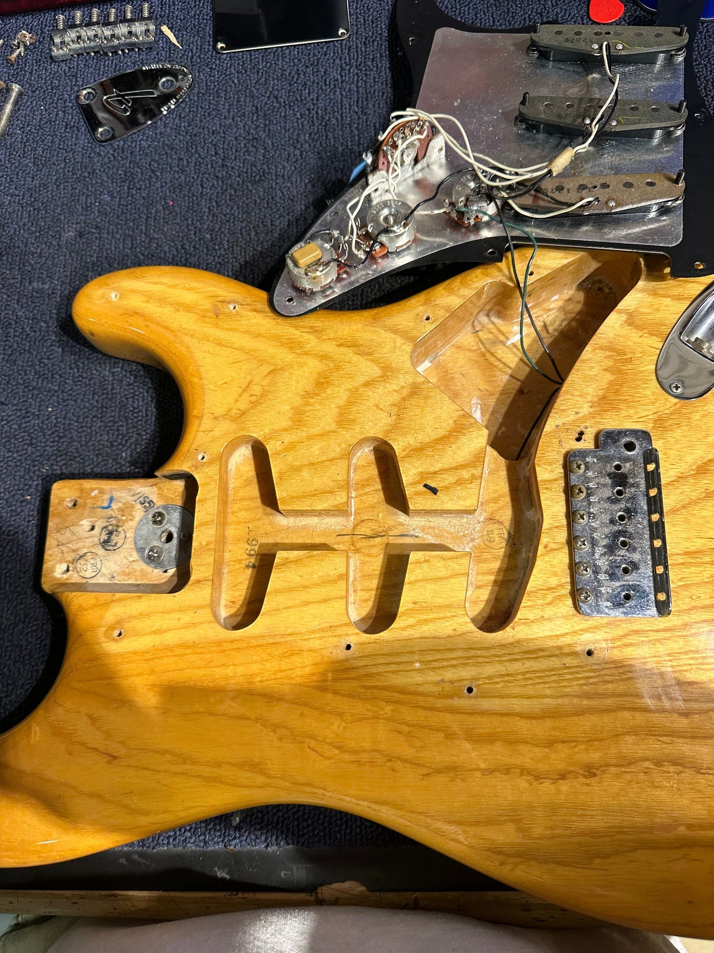 Fender Stratocaster Natural 1979 Electric Guitars / Solid Body