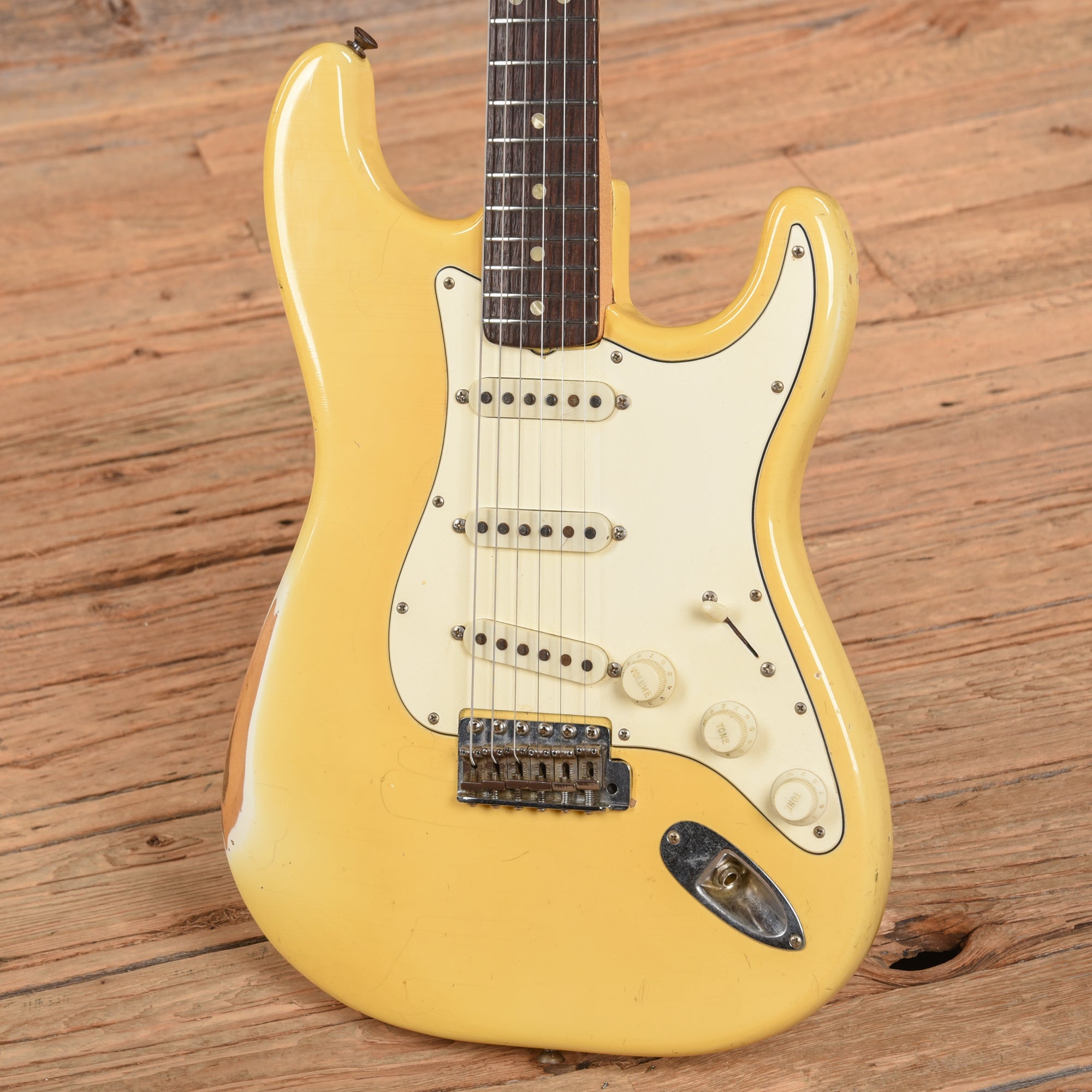 Fender Stratocaster Olympic White 1970 Electric Guitars / Solid Body