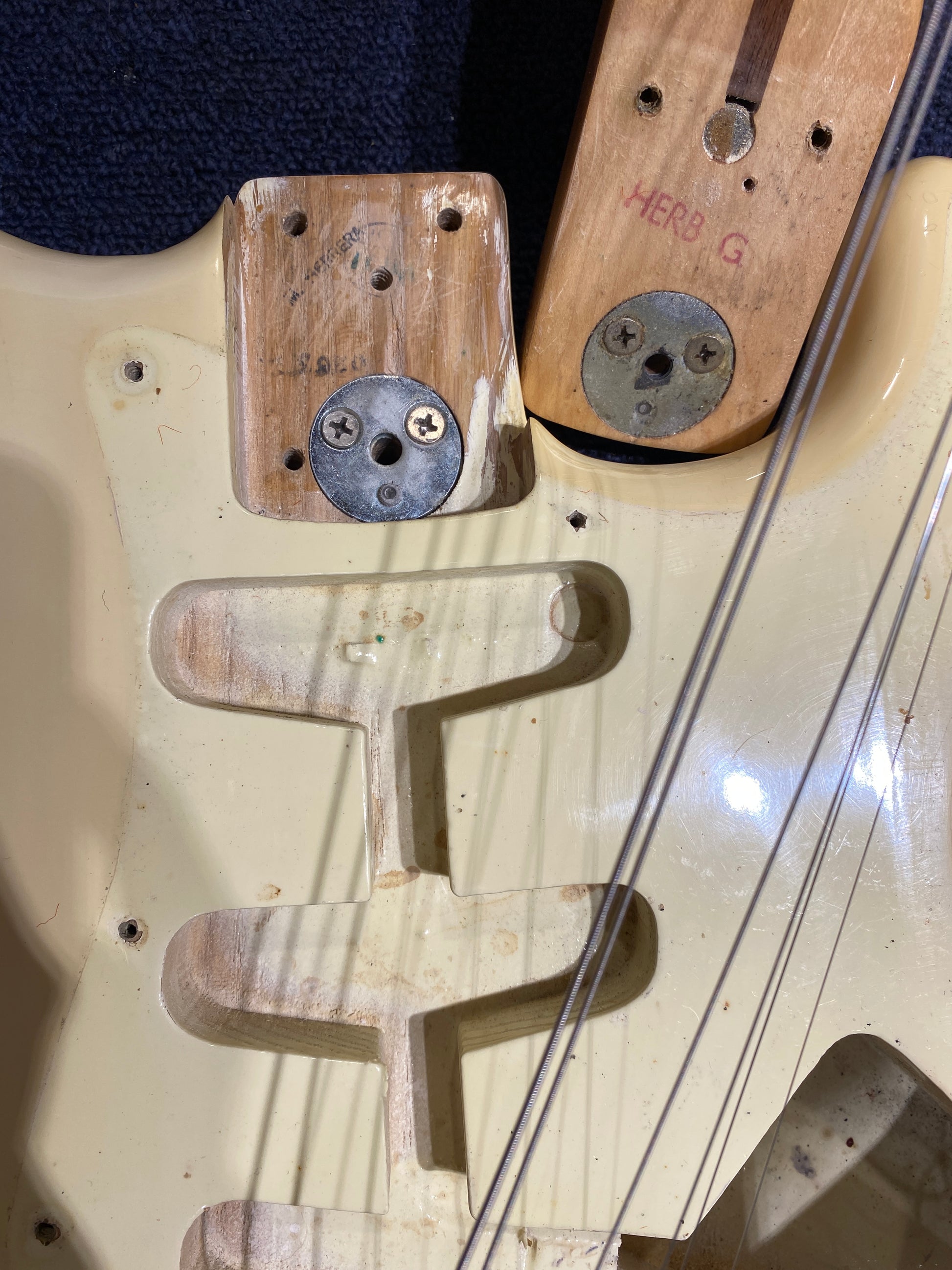 Fender Stratocaster Olympic White 1976 Electric Guitars / Solid Body