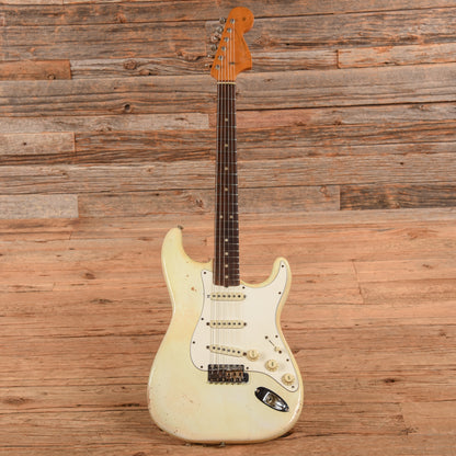 Fender Stratocaster Olympic White Refin 1966 Electric Guitars / Solid Body