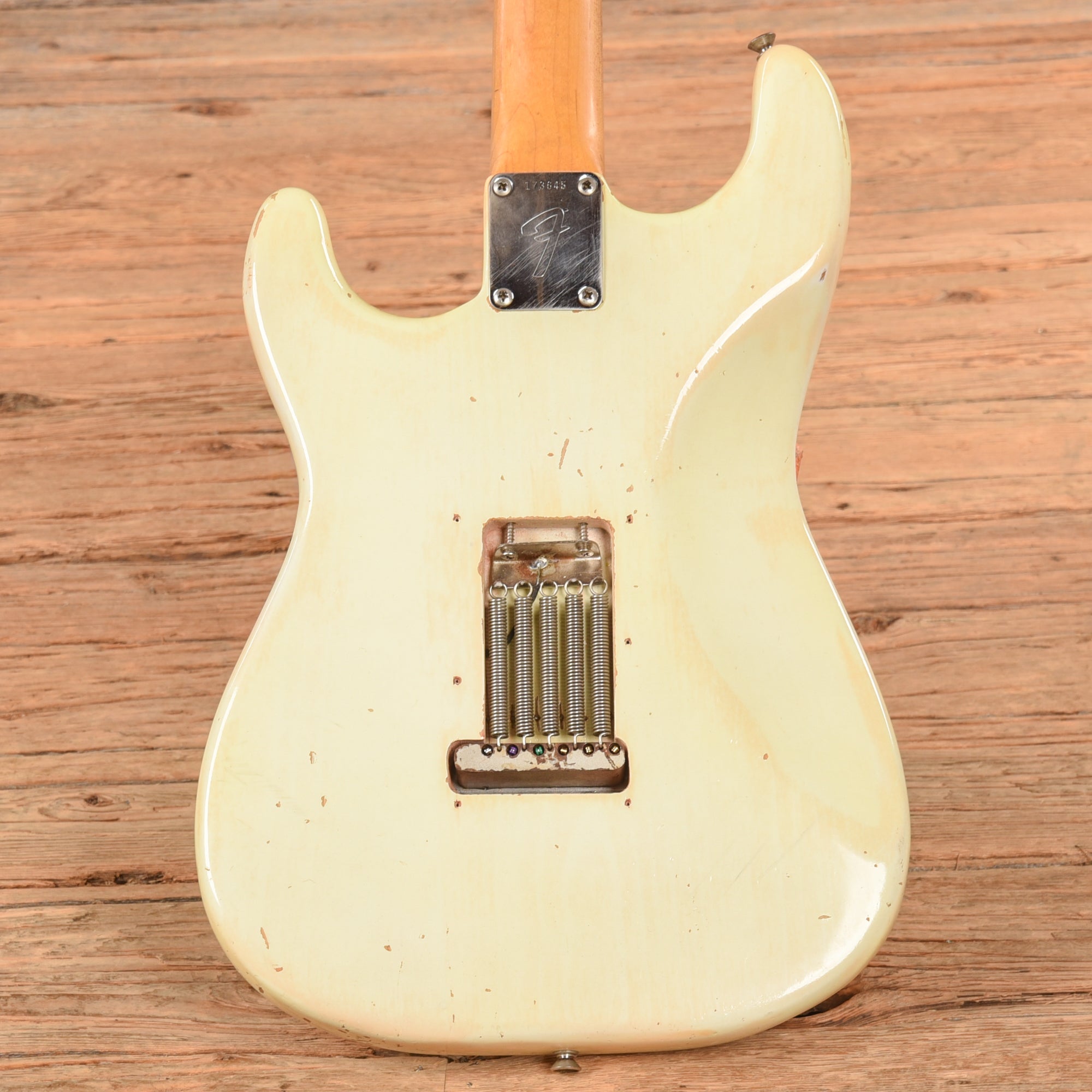 Fender Stratocaster Olympic White Refin 1966 Electric Guitars / Solid Body