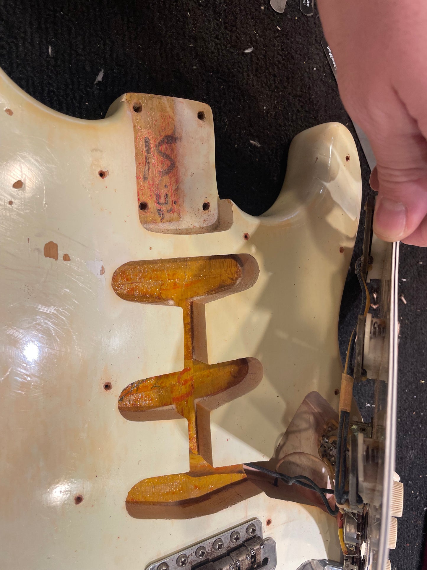Fender Stratocaster Olympic White Refin 1966 Electric Guitars / Solid Body