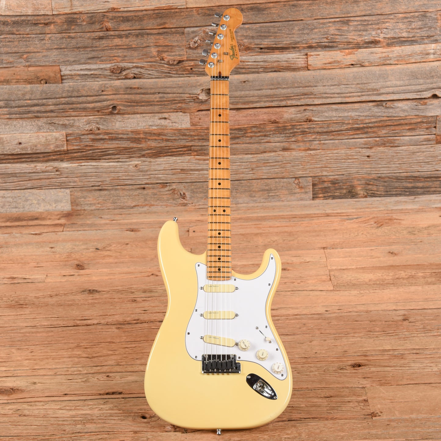 Fender Stratocaster Plus Vintage White 1990 Electric Guitars / Solid Body
