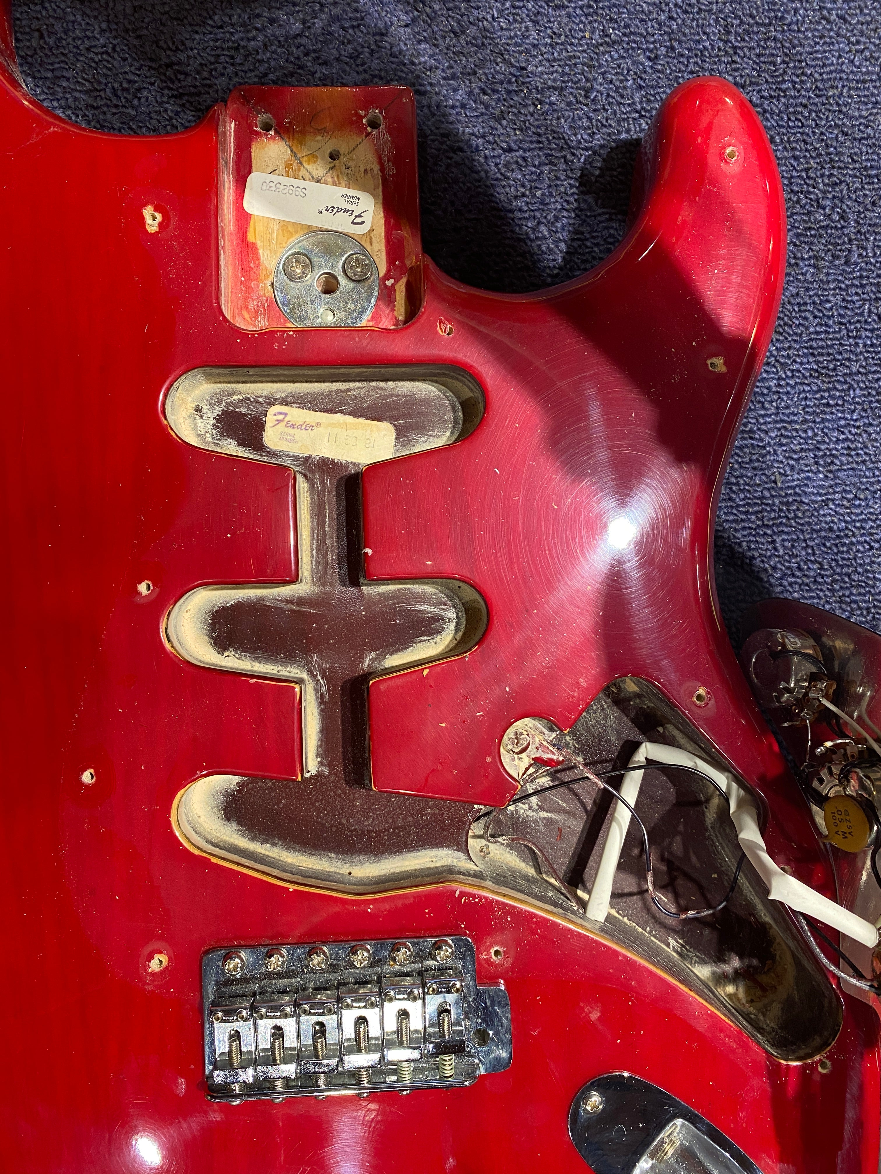 Fender Stratocaster Red 1982 Electric Guitars / Solid Body