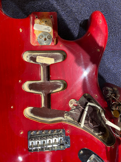 Fender Stratocaster Red 1982 Electric Guitars / Solid Body