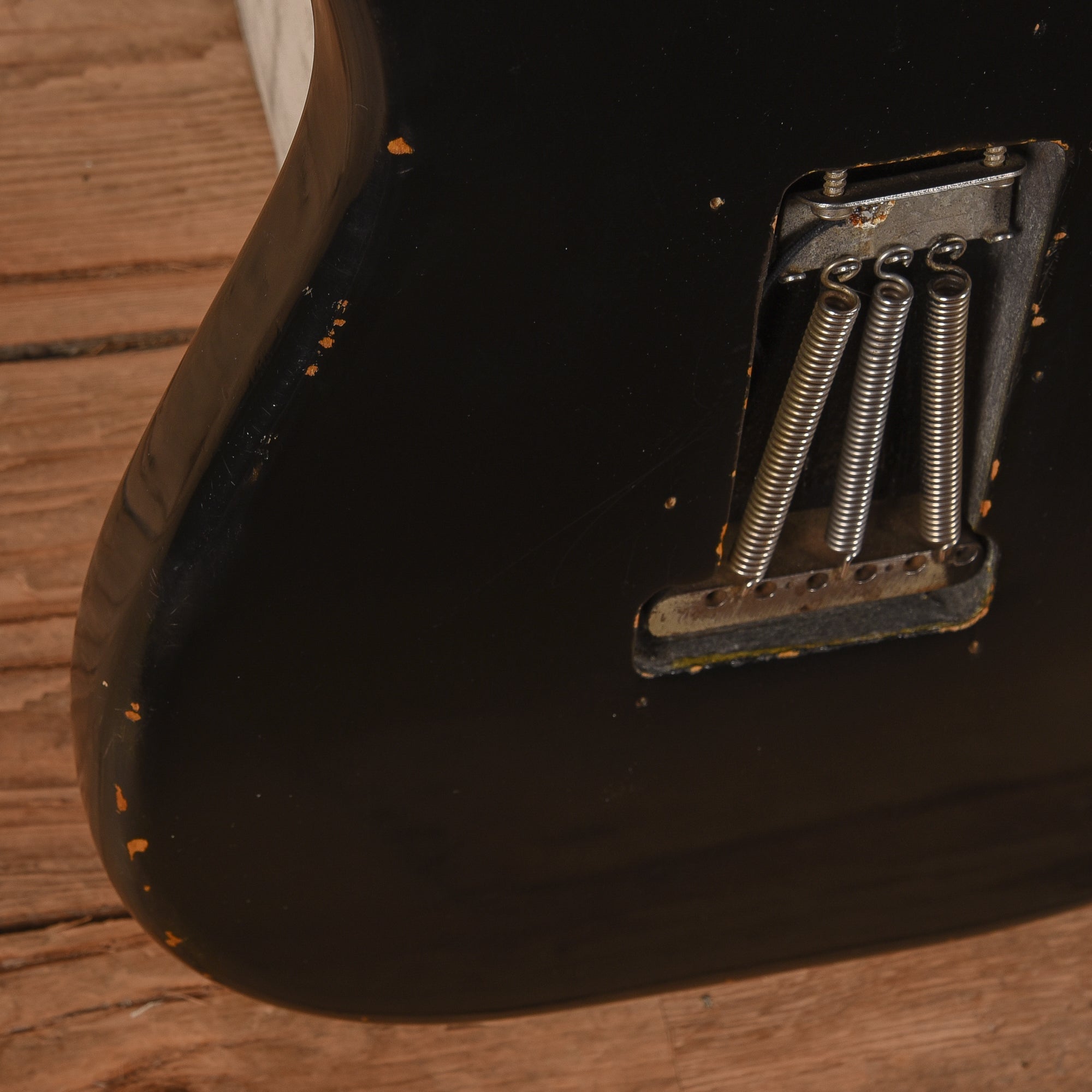 Fender Stratocaster Refin Black 1962 Electric Guitars / Solid Body