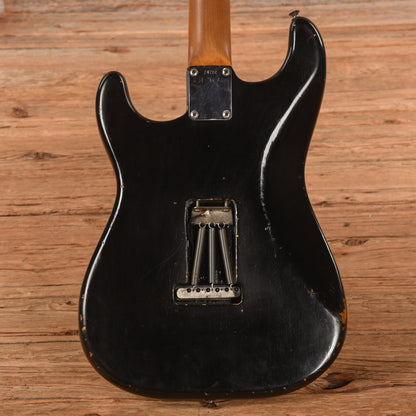 Fender Stratocaster Refin Black 1962 Electric Guitars / Solid Body