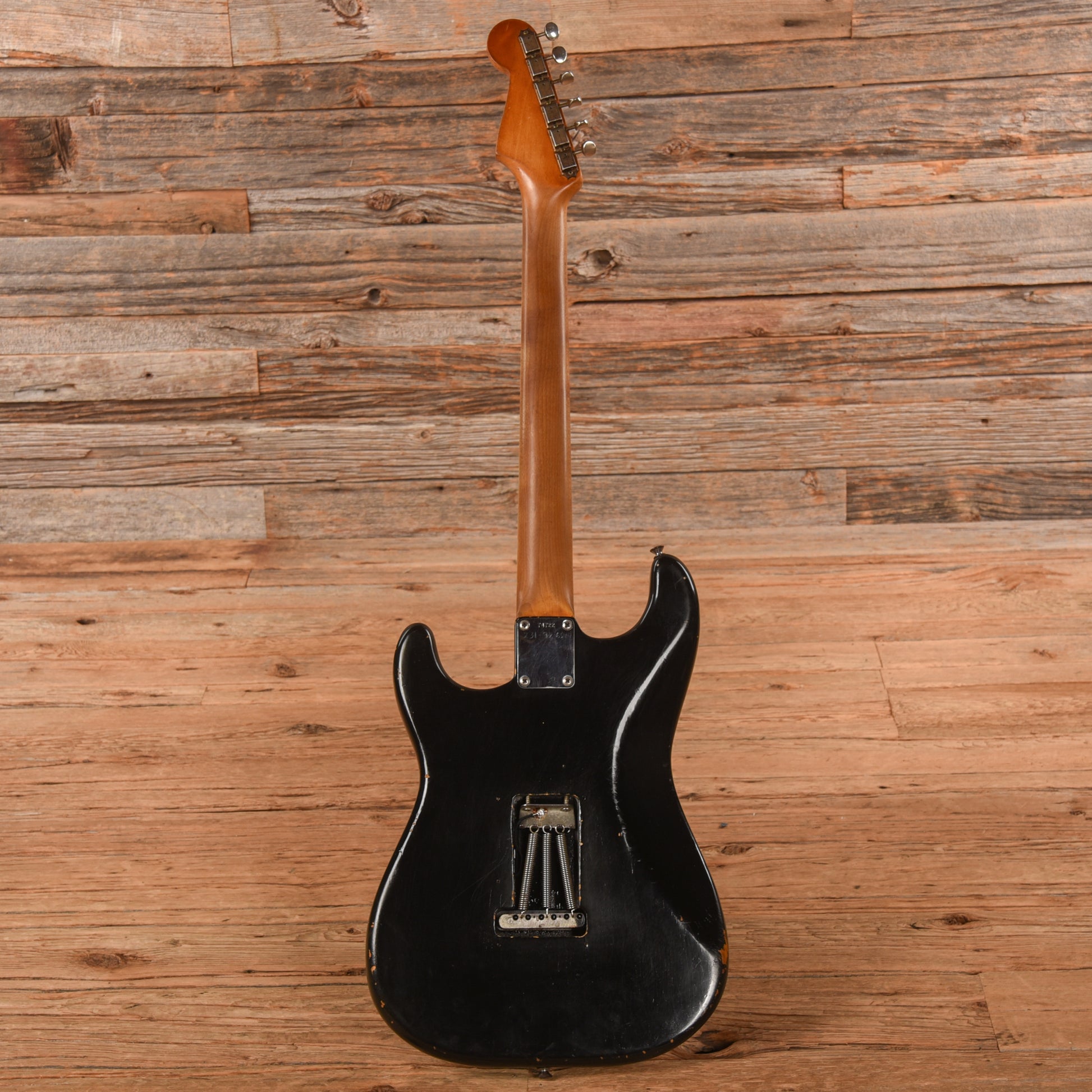 Fender Stratocaster Refin Black 1962 Electric Guitars / Solid Body
