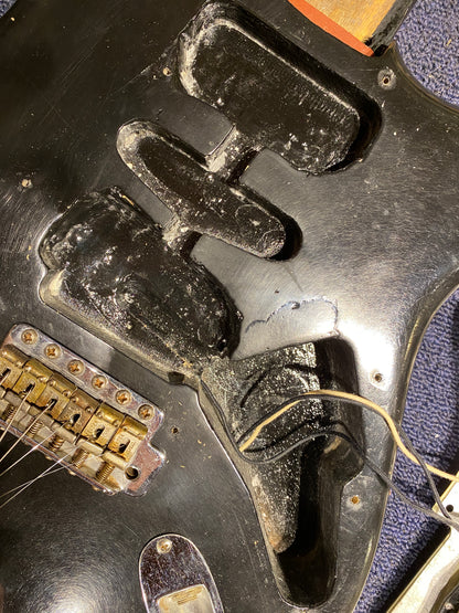 Fender Stratocaster Refin Black 1962 Electric Guitars / Solid Body