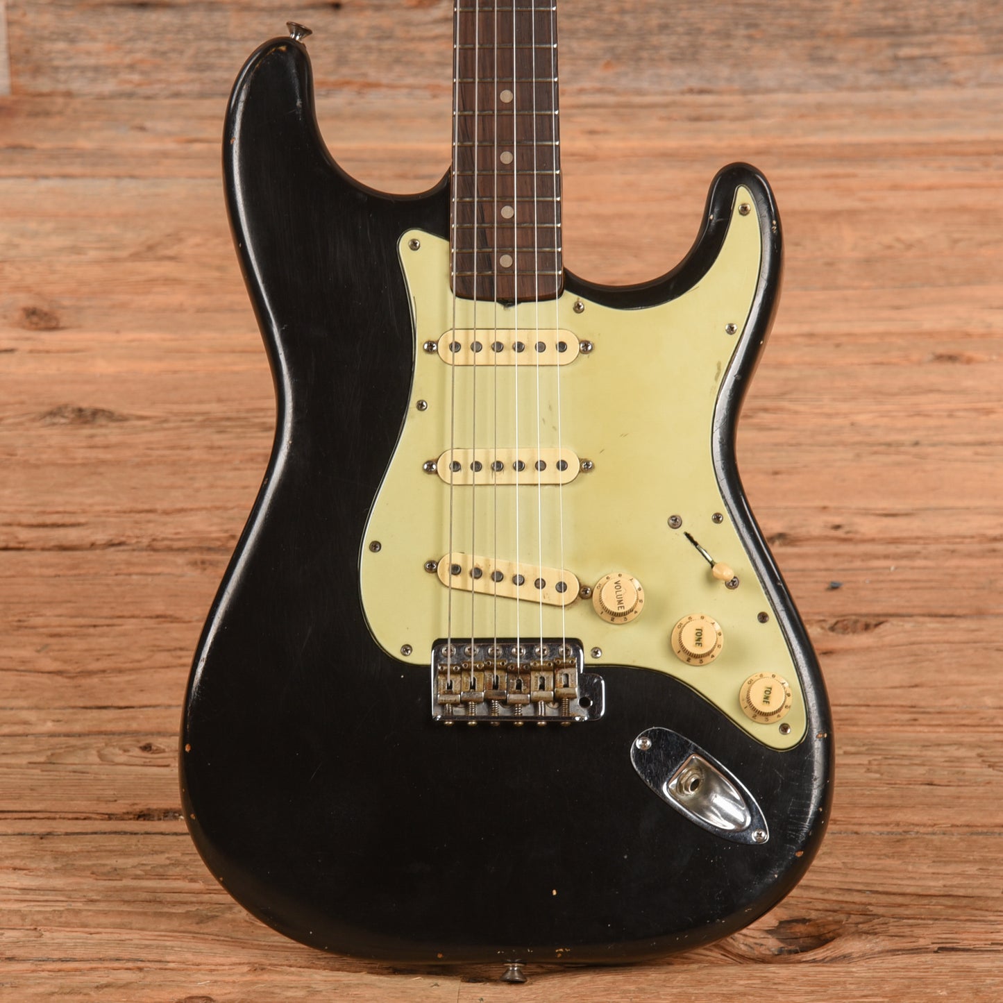 Fender Stratocaster Refin Black 1962 Electric Guitars / Solid Body