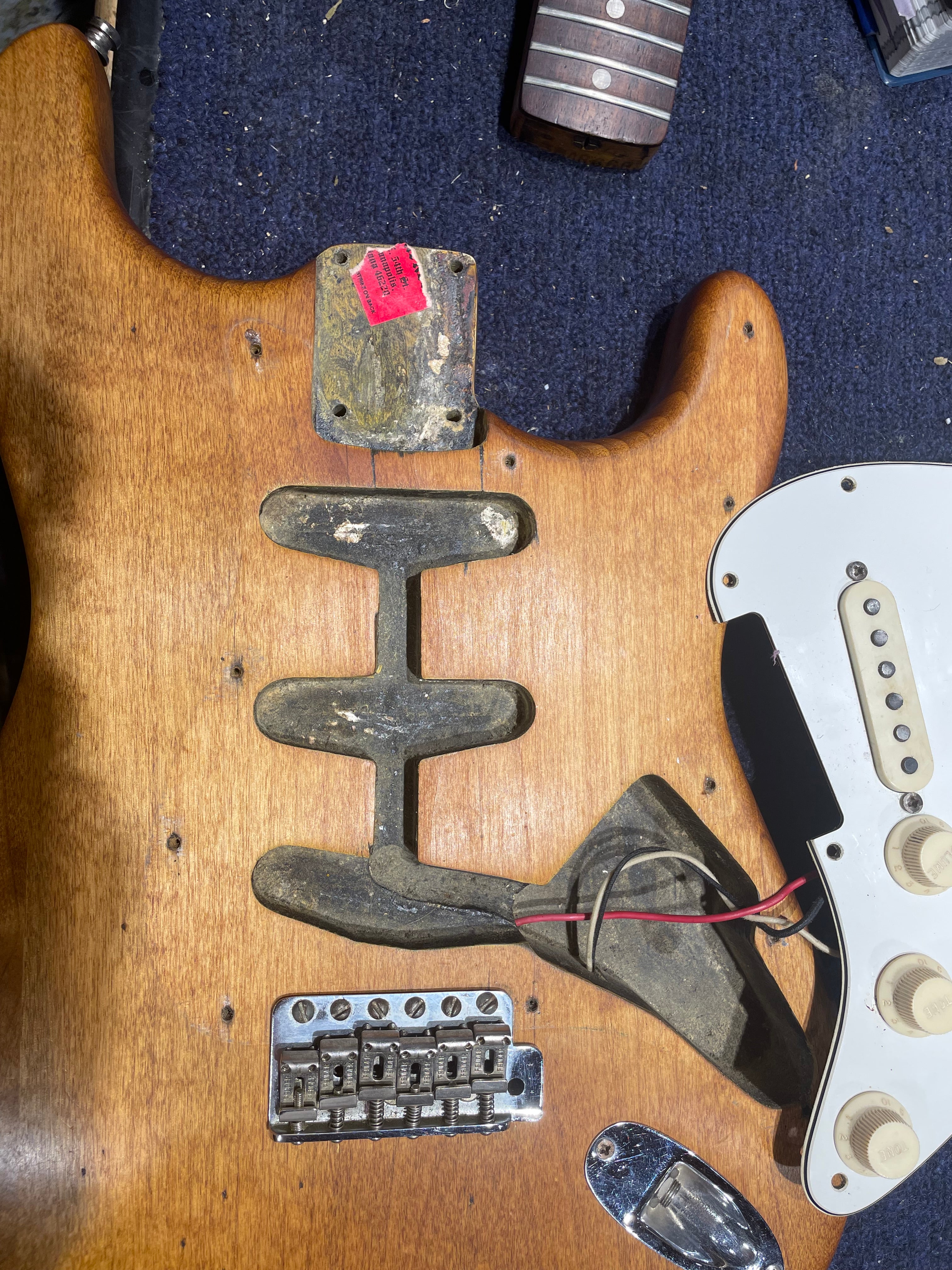 Fender Stratocaster Stripped Natural 1966 Electric Guitars / Solid Body