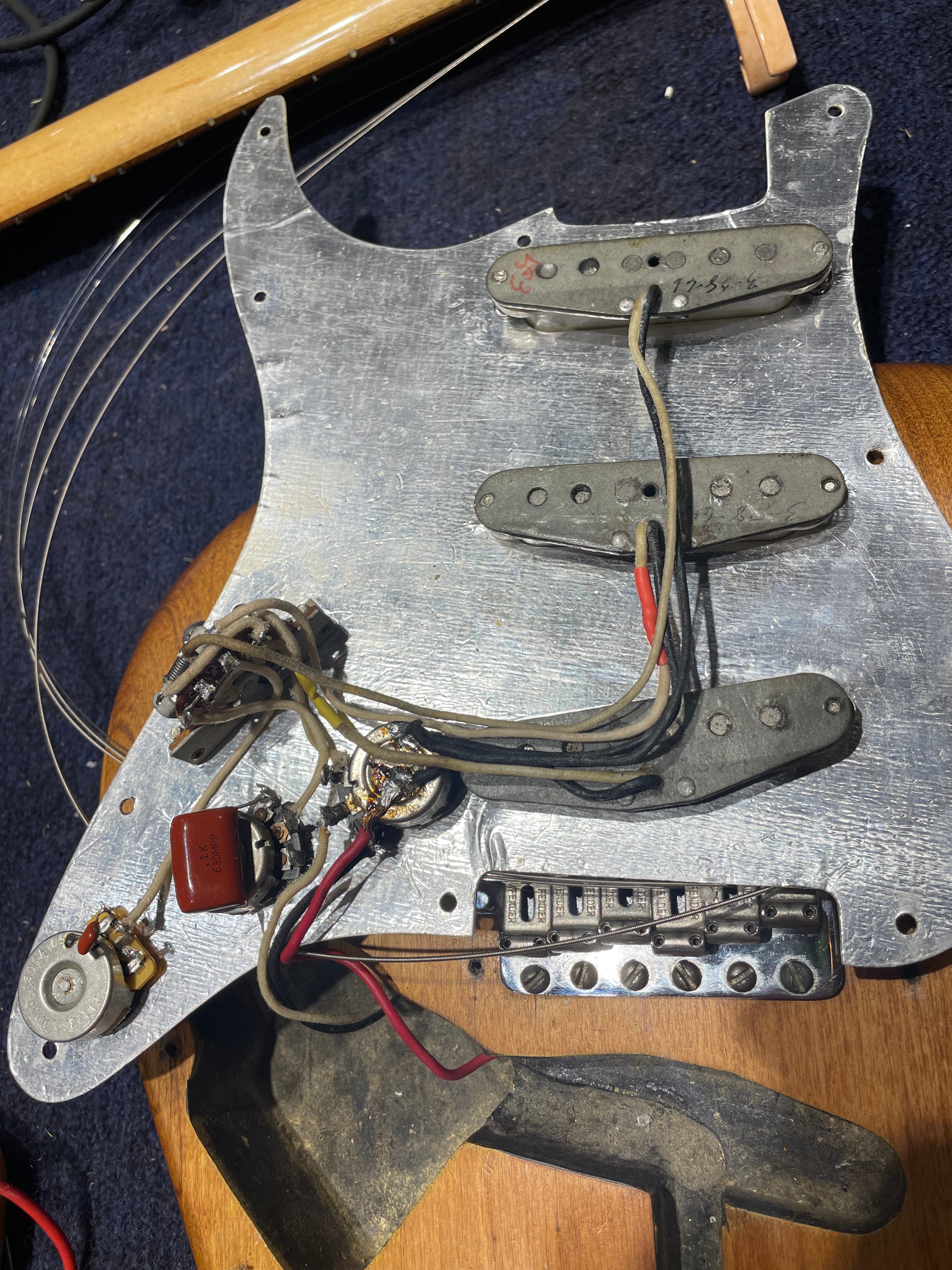 Fender Stratocaster Stripped Natural 1966 Electric Guitars / Solid Body