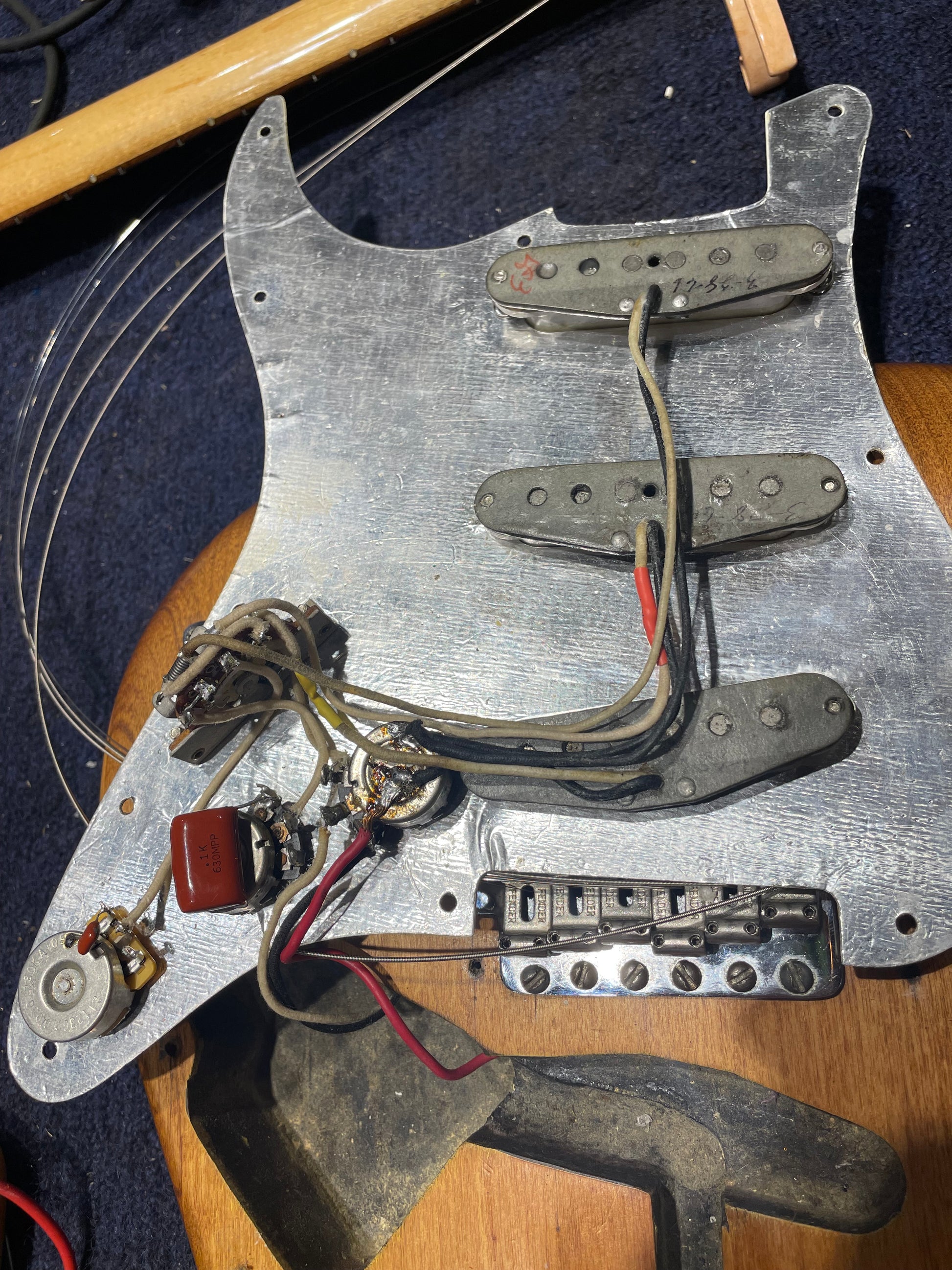 Fender Stratocaster Stripped Natural 1966 Electric Guitars / Solid Body