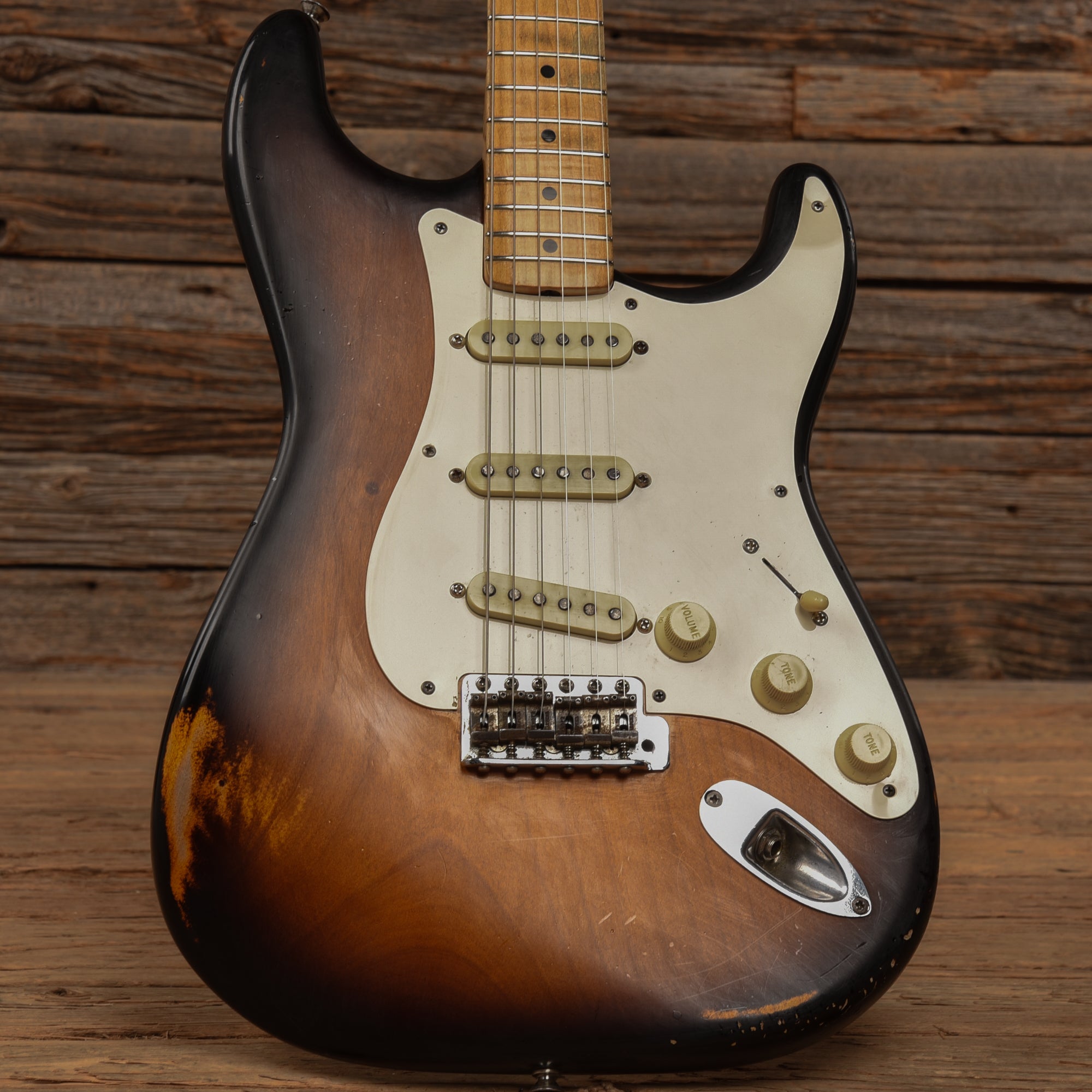 Fender Stratocaster Sunburst 1957 Electric Guitars / Solid Body