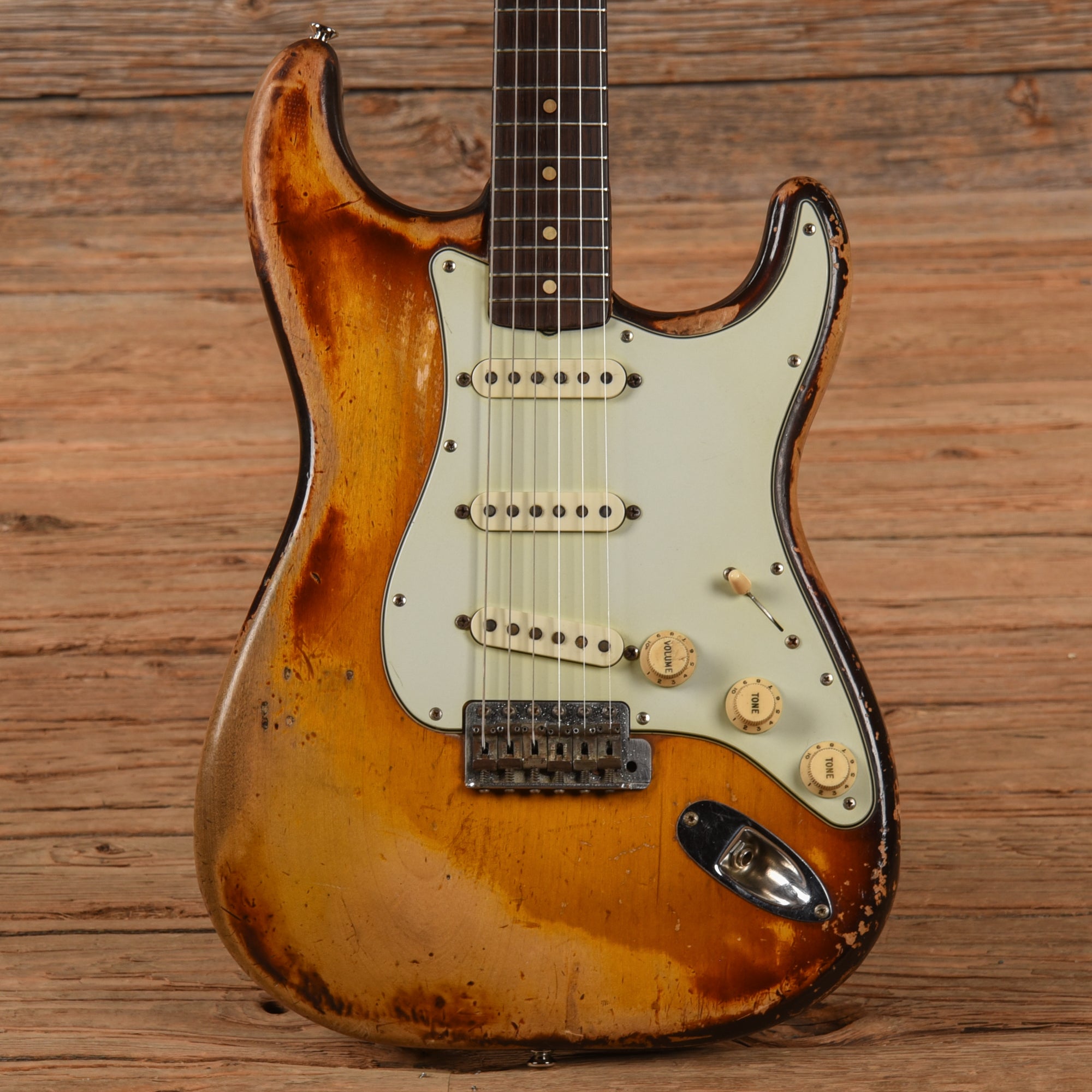 Fender Stratocaster Sunburst 1959 Electric Guitars / Solid Body