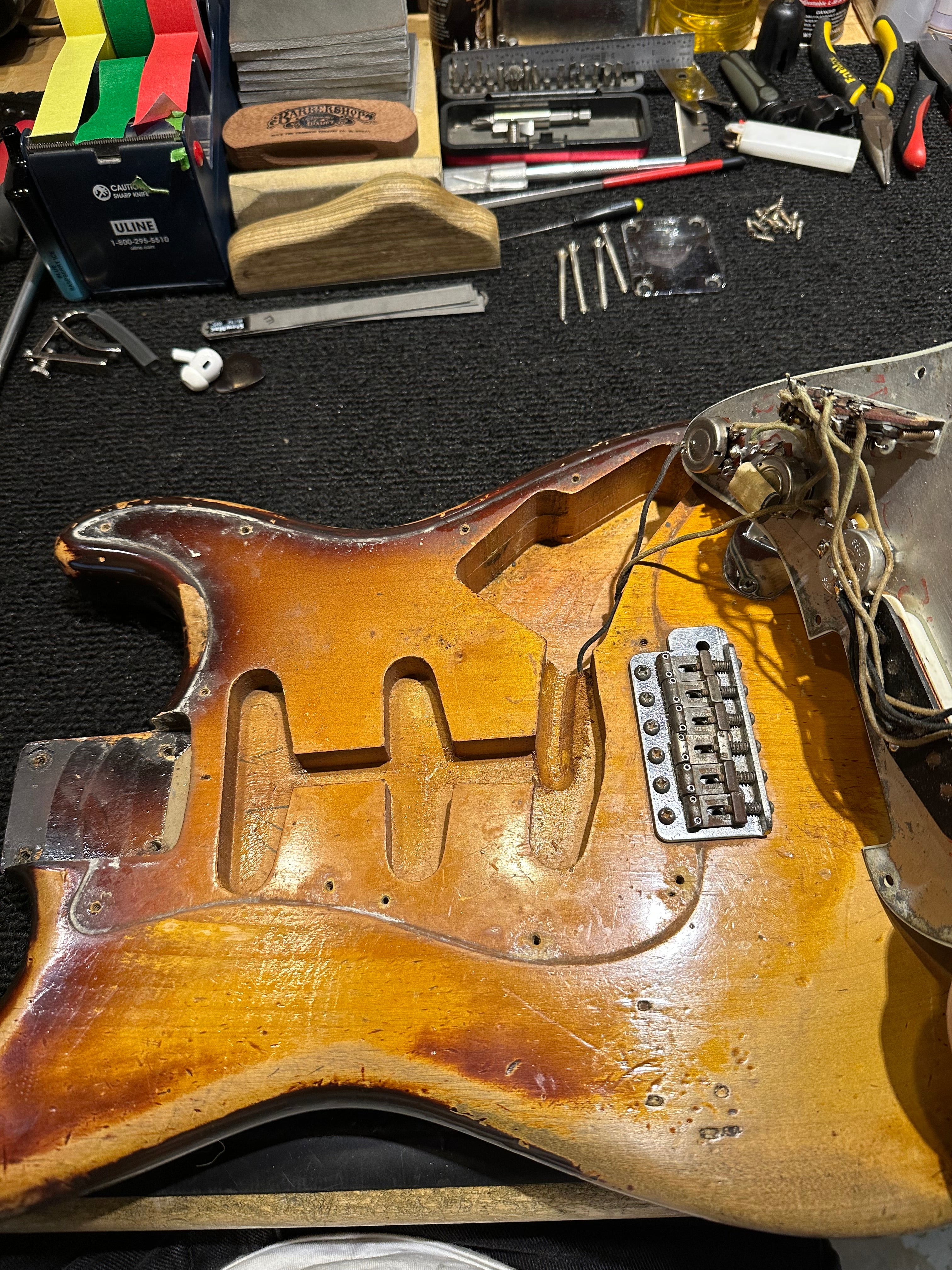 Fender Stratocaster Sunburst 1959 Electric Guitars / Solid Body