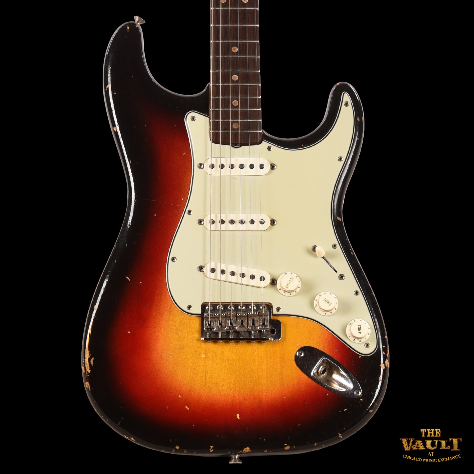 Fender Stratocaster Sunburst 1963 Electric Guitars / Solid Body