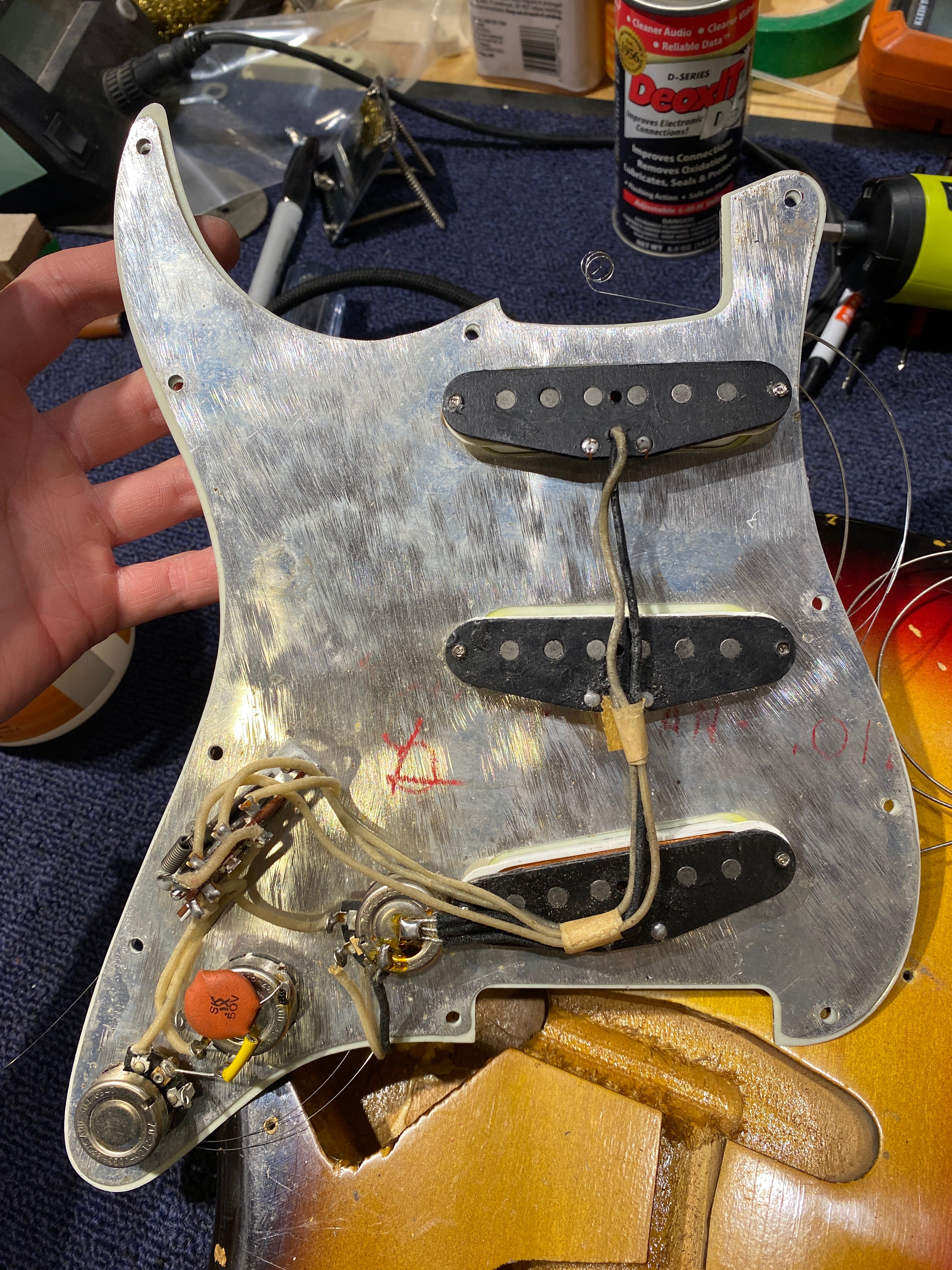 Fender Stratocaster Sunburst 1963 Electric Guitars / Solid Body