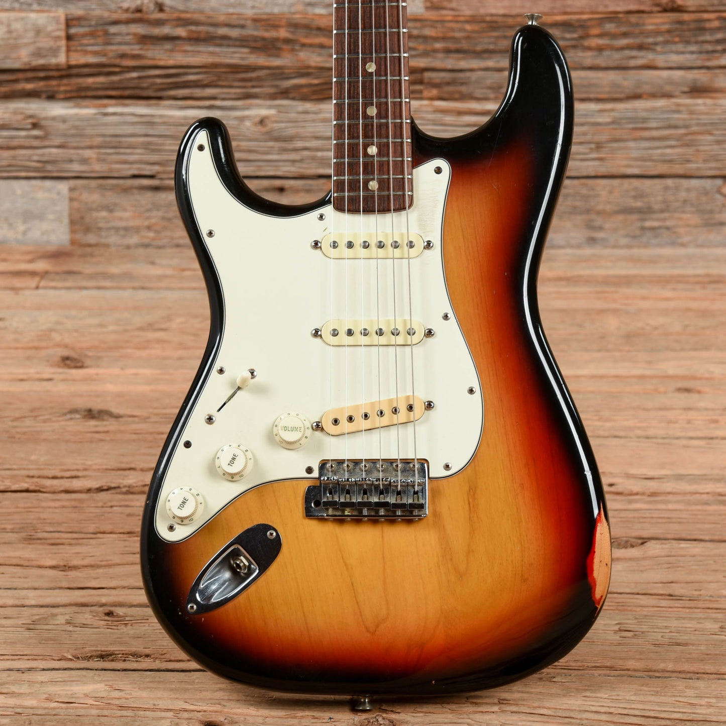 Fender Stratocaster Sunburst 1973 LEFTY Electric Guitars / Solid Body