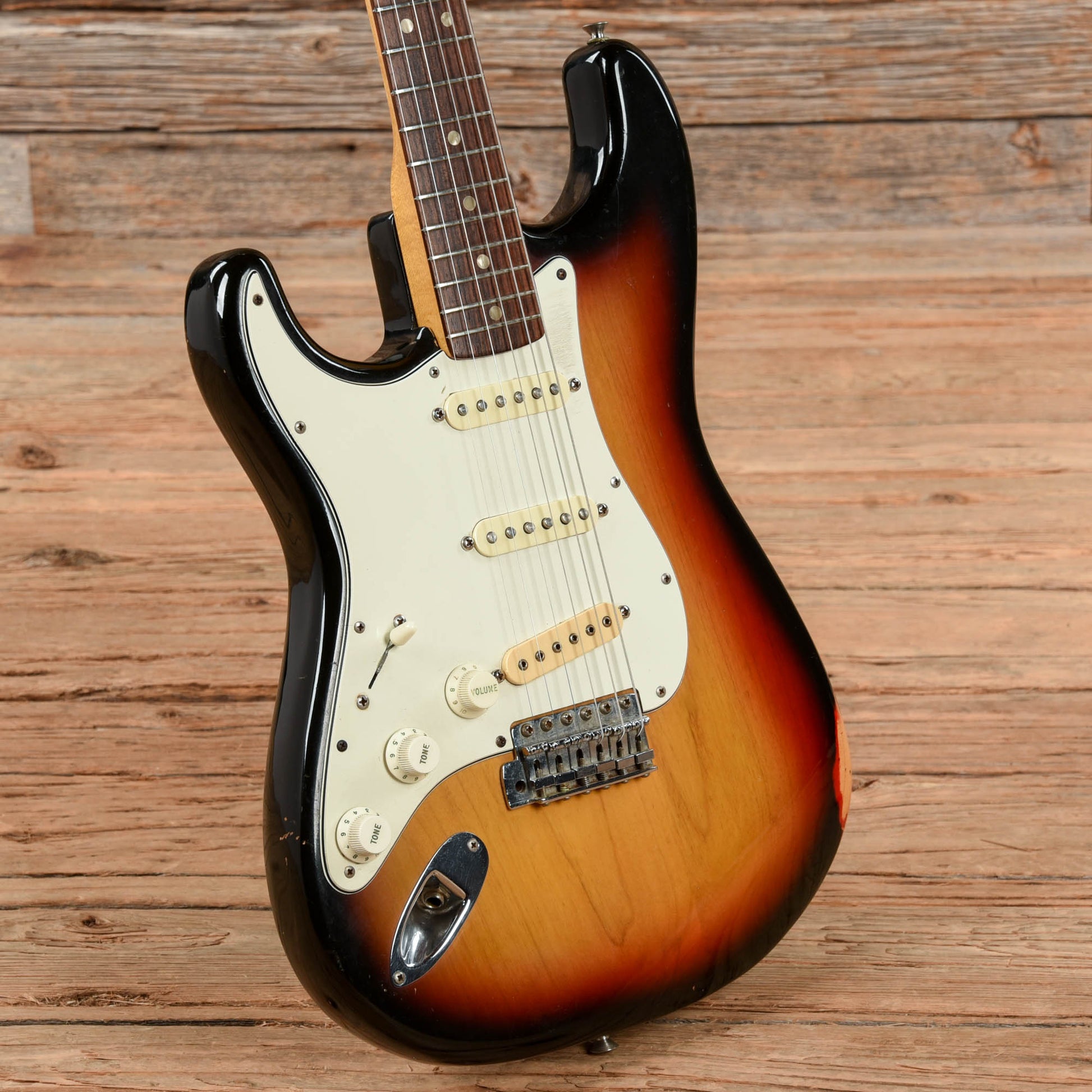 Fender Stratocaster Sunburst 1973 LEFTY Electric Guitars / Solid Body