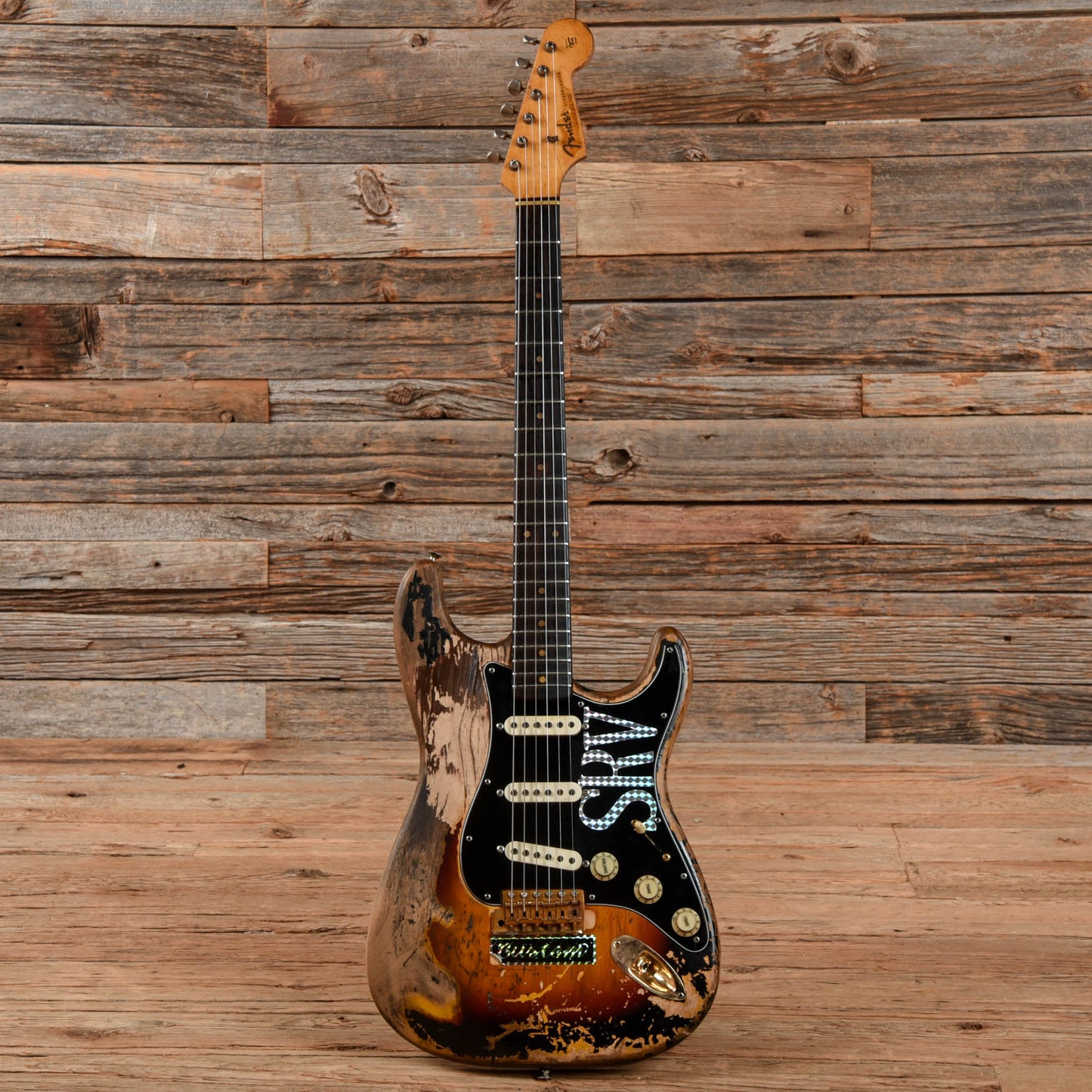 Fender Stratocaster Tim Davis SRV #1 Replica body w/ 1962 Neck Sunburst Electric Guitars / Solid Body