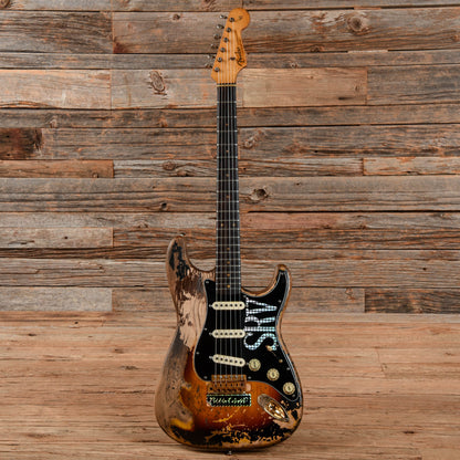 Fender Stratocaster Tim Davis SRV #1 Replica body w/ 1962 Neck Sunburst Electric Guitars / Solid Body