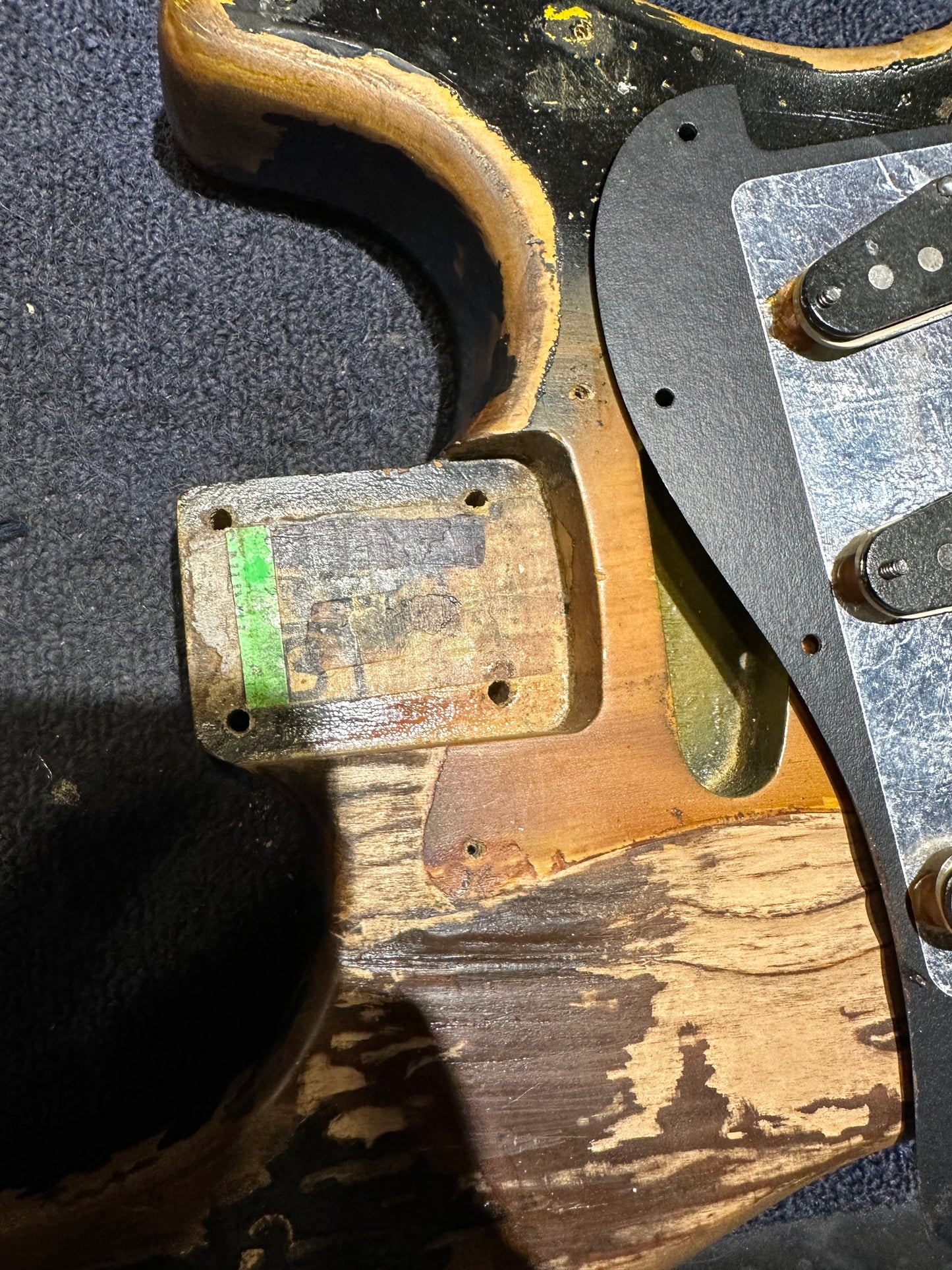Fender Stratocaster Tim Davis SRV #1 Replica body w/ 1962 Neck Sunburst Electric Guitars / Solid Body