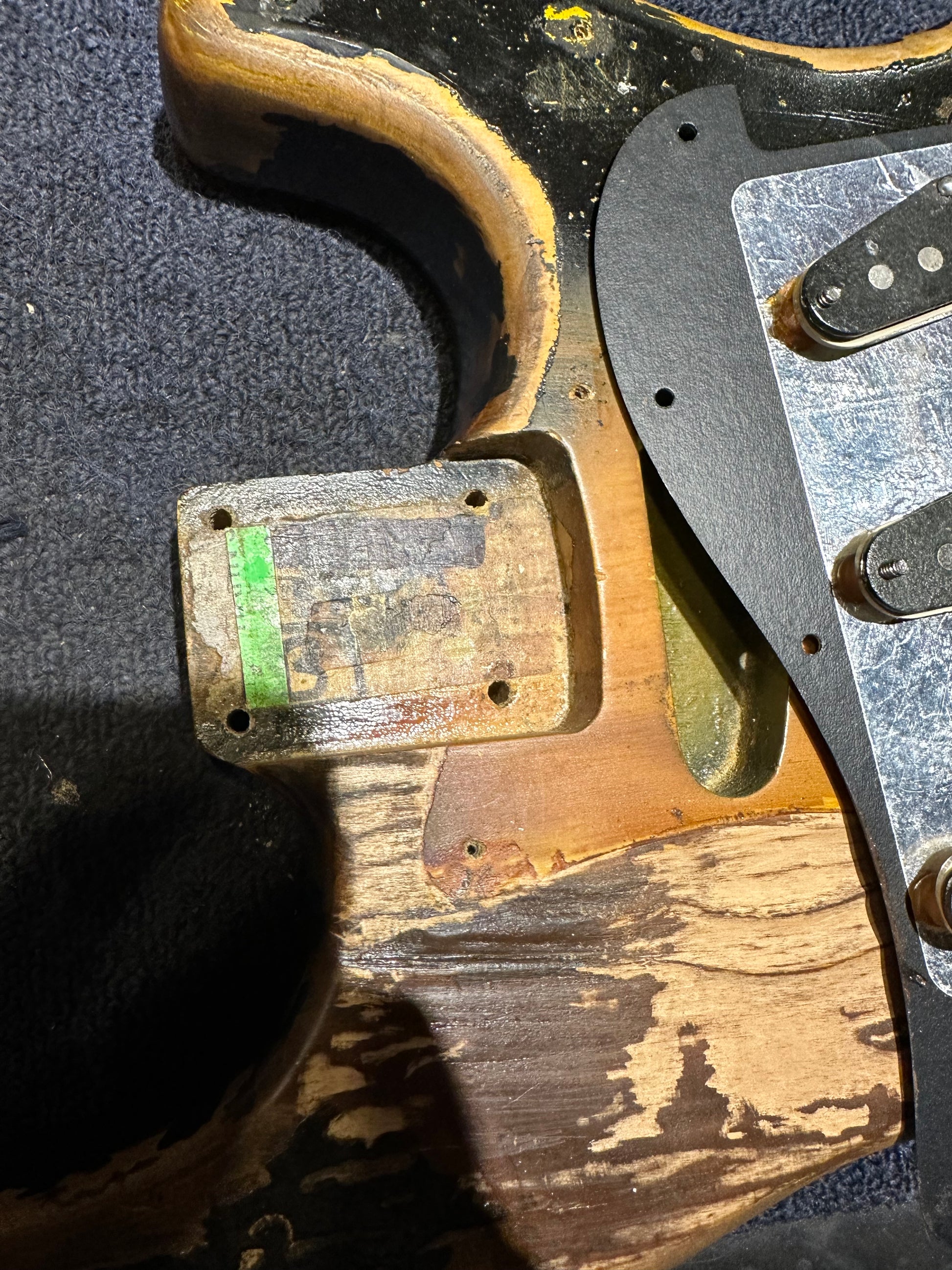 Fender Stratocaster Tim Davis SRV #1 Replica body w/ 1962 Neck Sunburst Electric Guitars / Solid Body