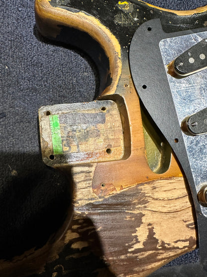 Fender Stratocaster Tim Davis SRV #1 Replica body w/ 1962 Neck Sunburst Electric Guitars / Solid Body