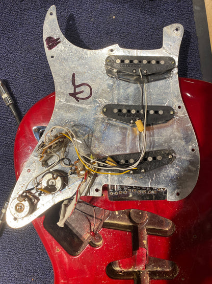 Fender Stratocaster Transparent Red 1981 Electric Guitars / Solid Body
