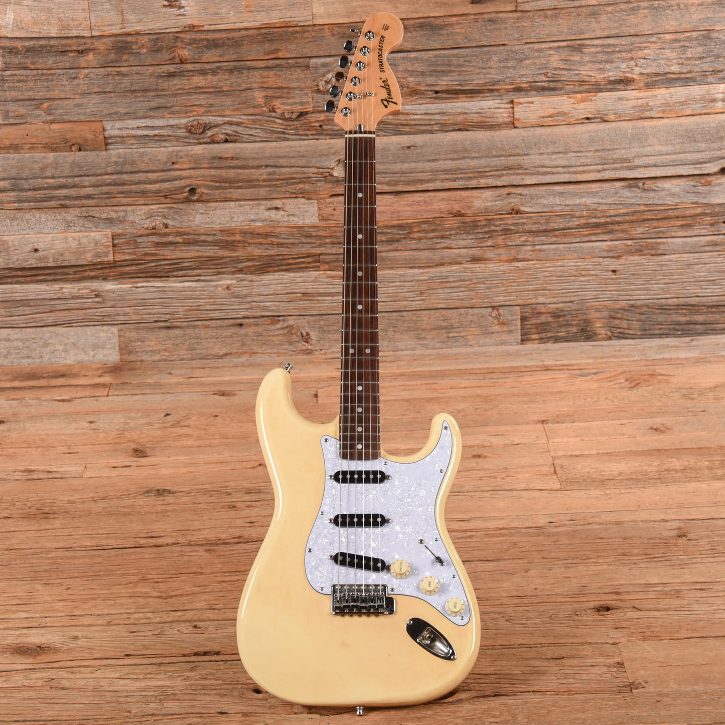 Fender Stratocaster White Electric Guitars / Solid Body