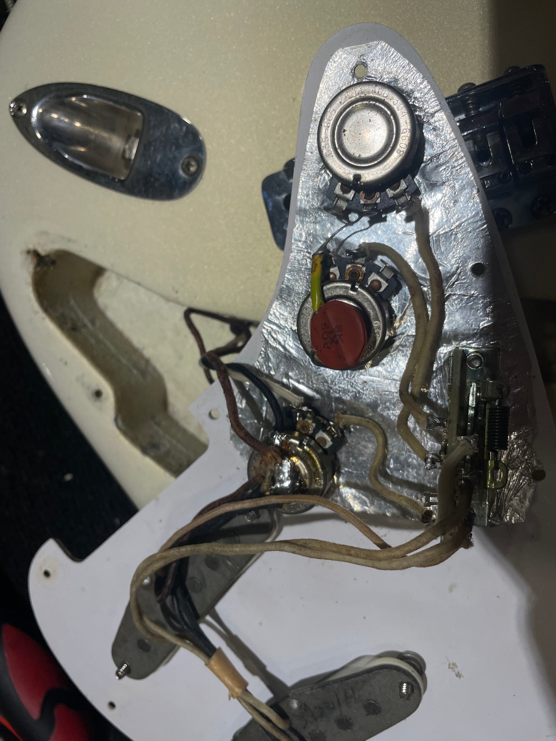 Fender Stratocaster White Pearl 1966 Electric Guitars / Solid Body