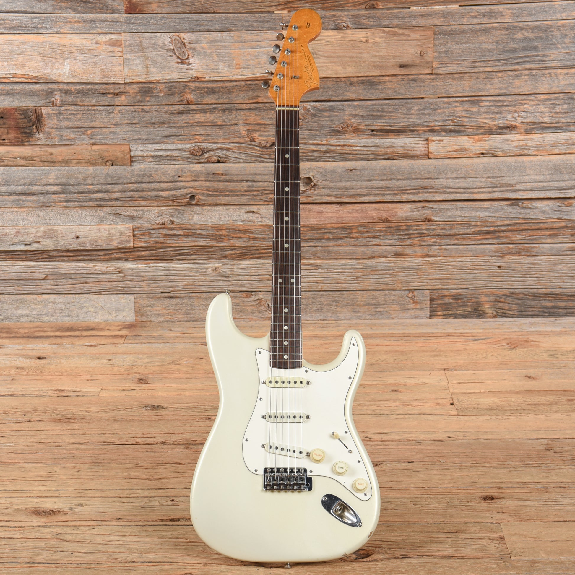 Fender Stratocaster White Pearl 1966 Electric Guitars / Solid Body