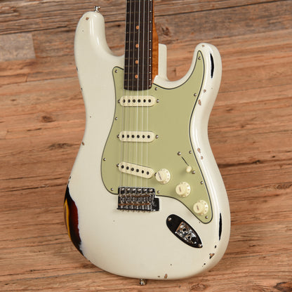 Fender SW GT11 60 Stratocaster Relic Olympic White 2024 Electric Guitars / Solid Body