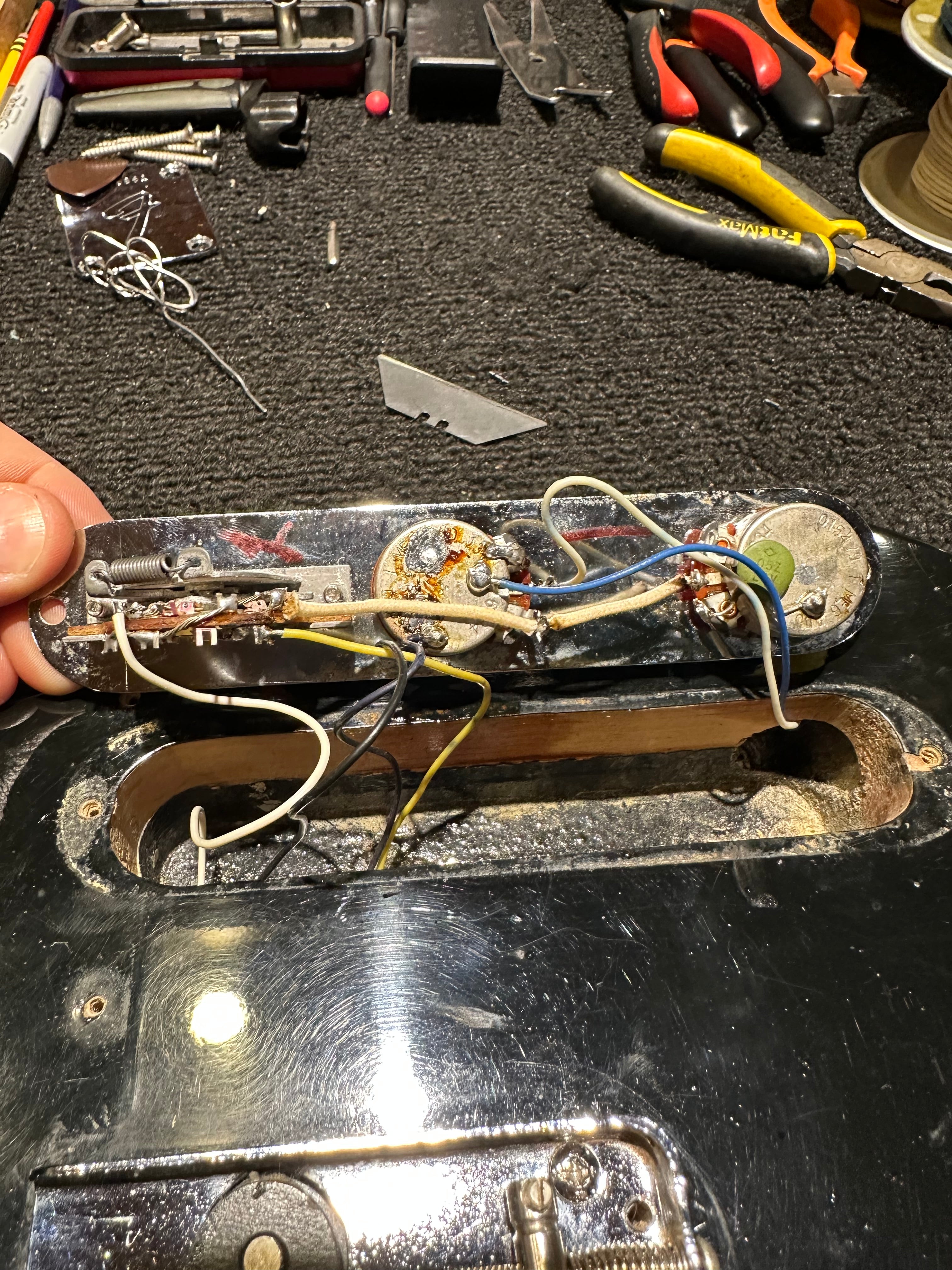 Fender Telecaster Black 1970 Electric Guitars / Solid Body