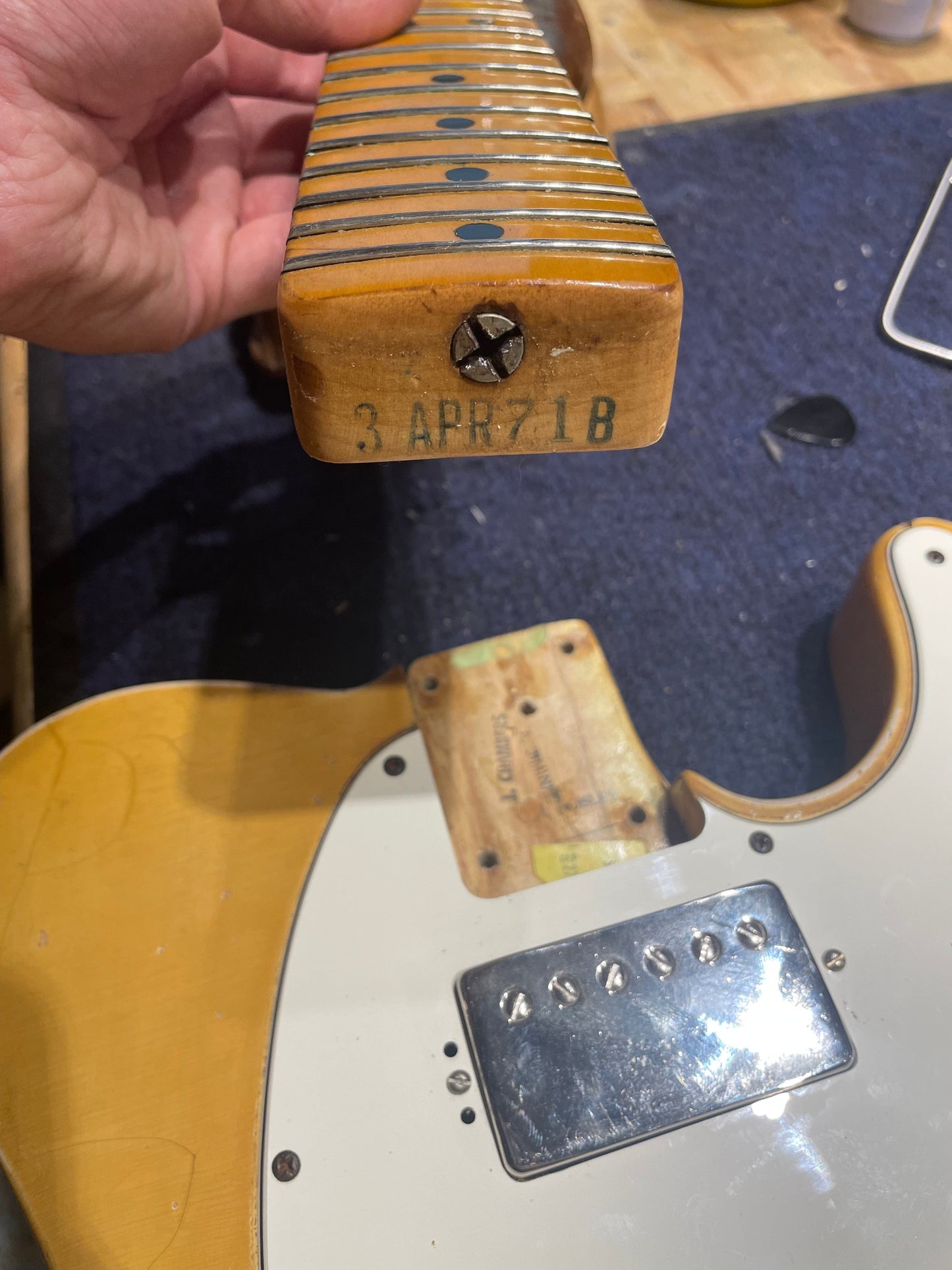 Fender Telecaster Blonde 1971 Electric Guitars / Solid Body