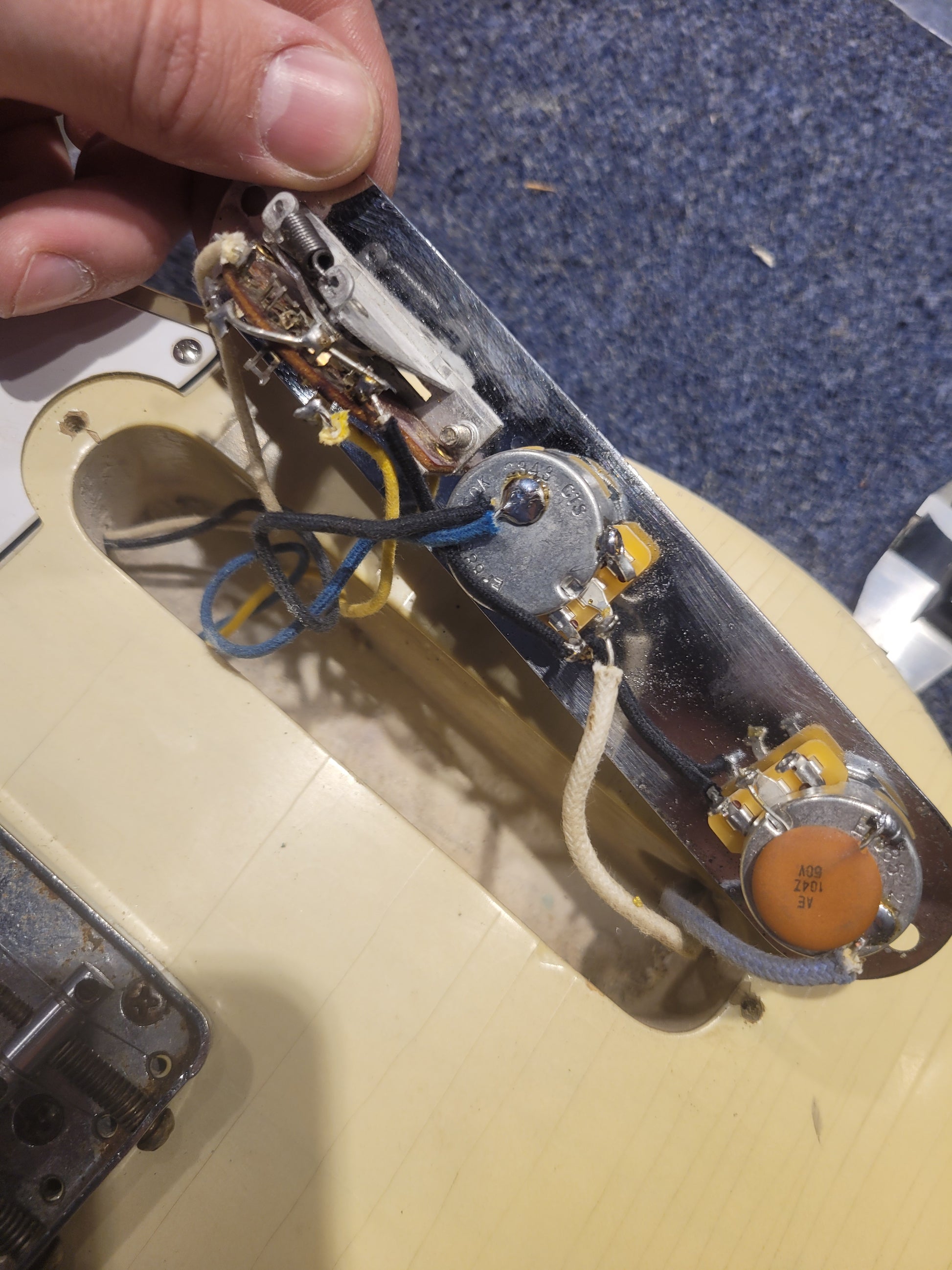 Fender Telecaster Blonde Refin 1969 Electric Guitars / Solid Body