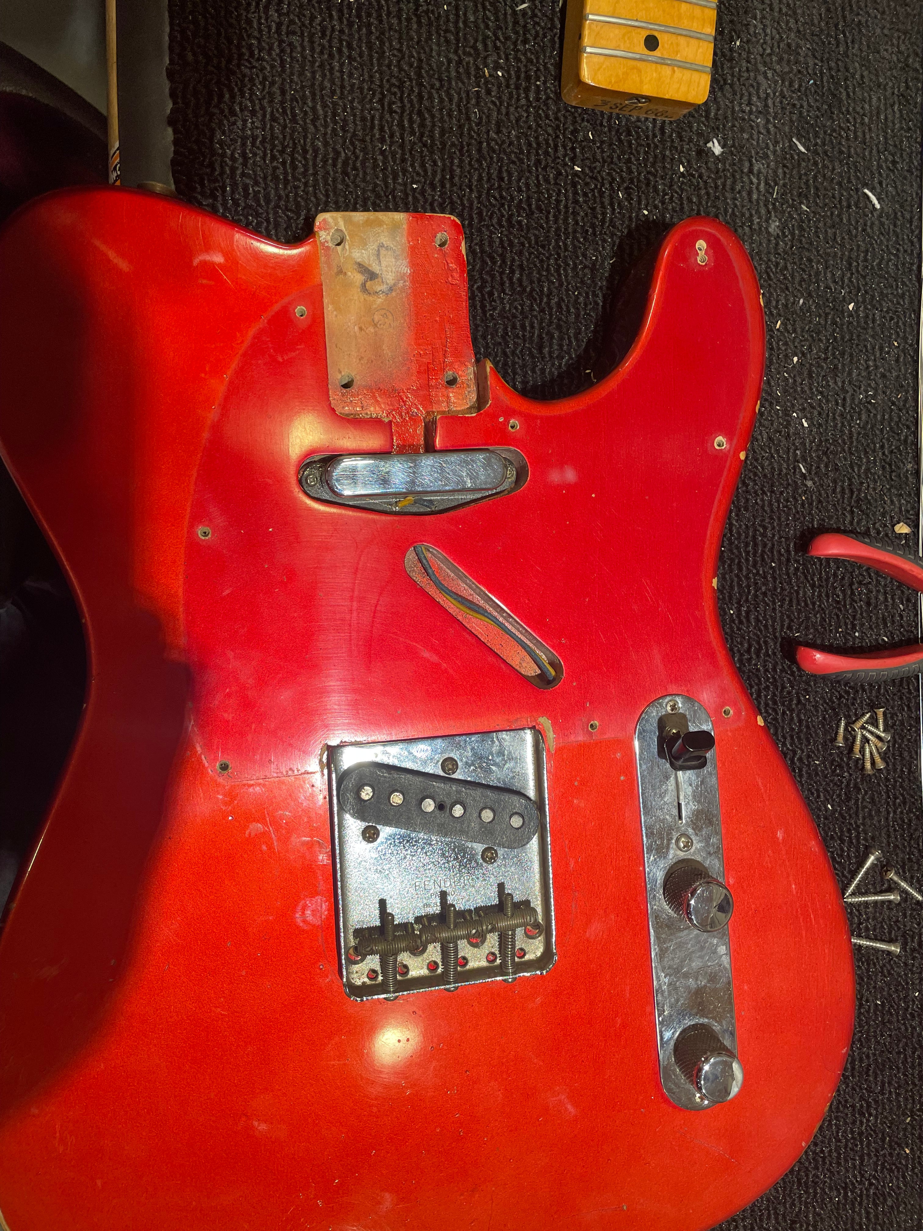 Fender Telecaster Candy Apple Red 1966 Electric Guitars / Solid Body