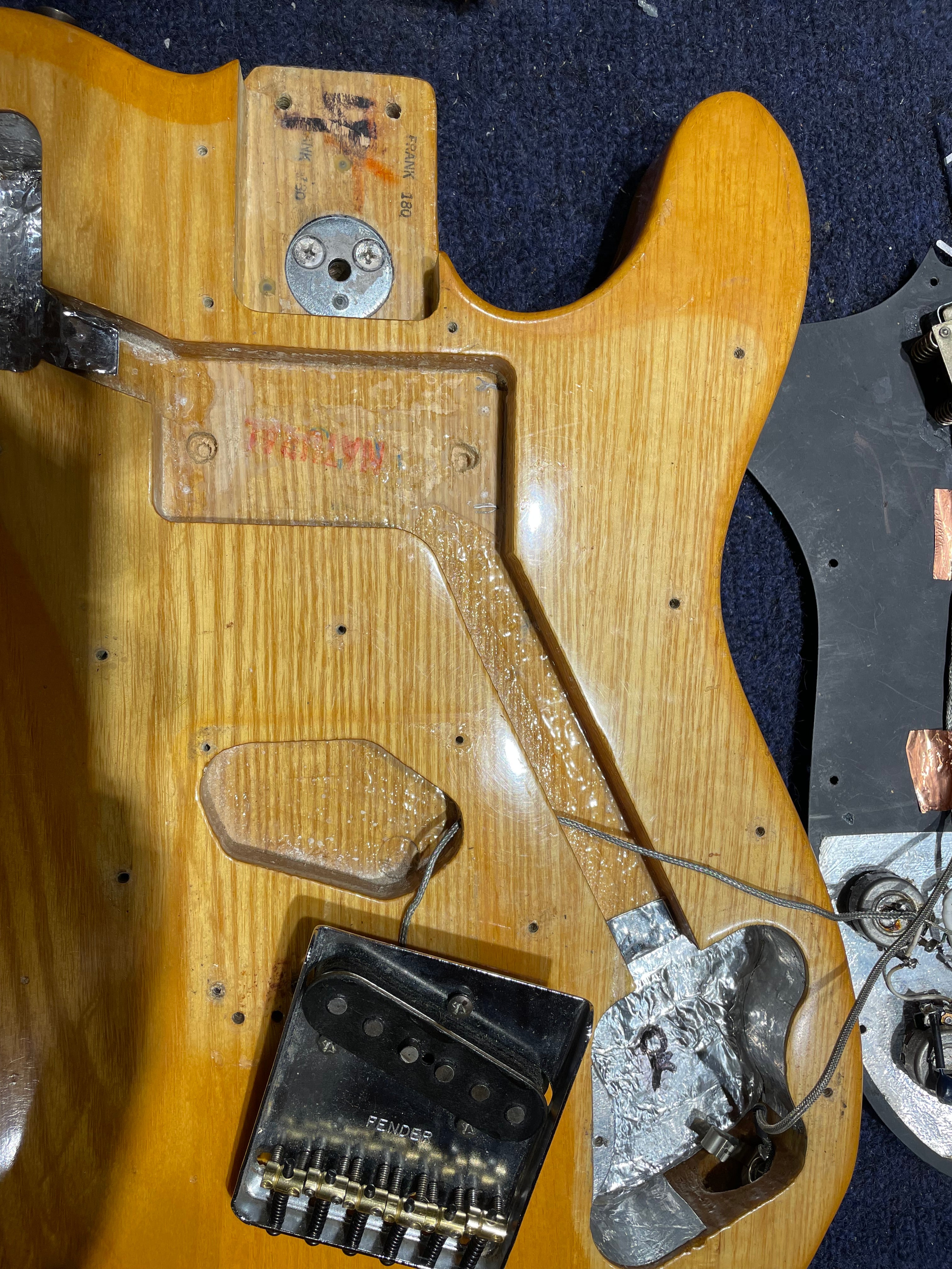 Fender Telecaster Custom Natural 1973 Electric Guitars / Solid Body