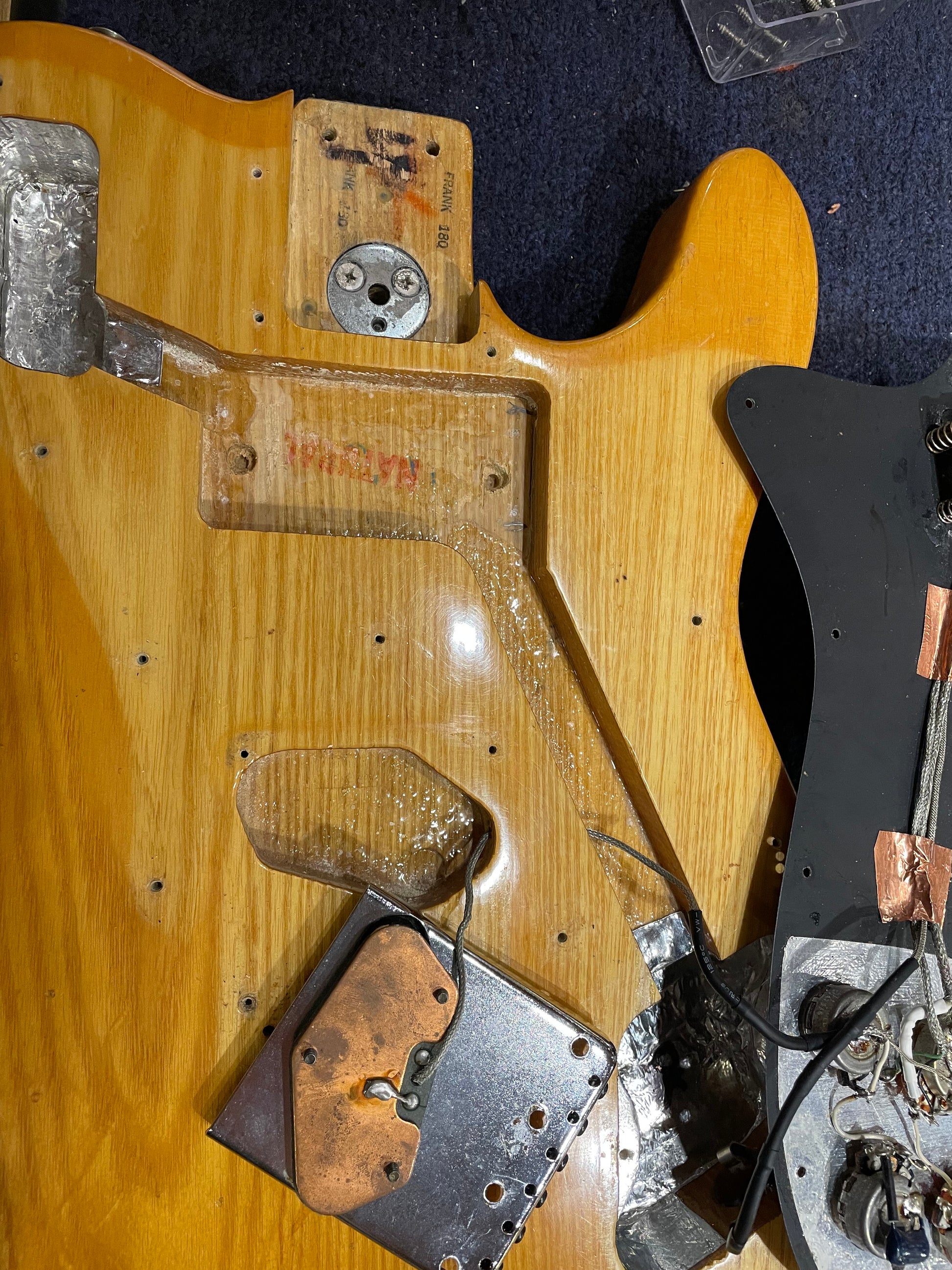 Fender Telecaster Custom Natural 1973 Electric Guitars / Solid Body