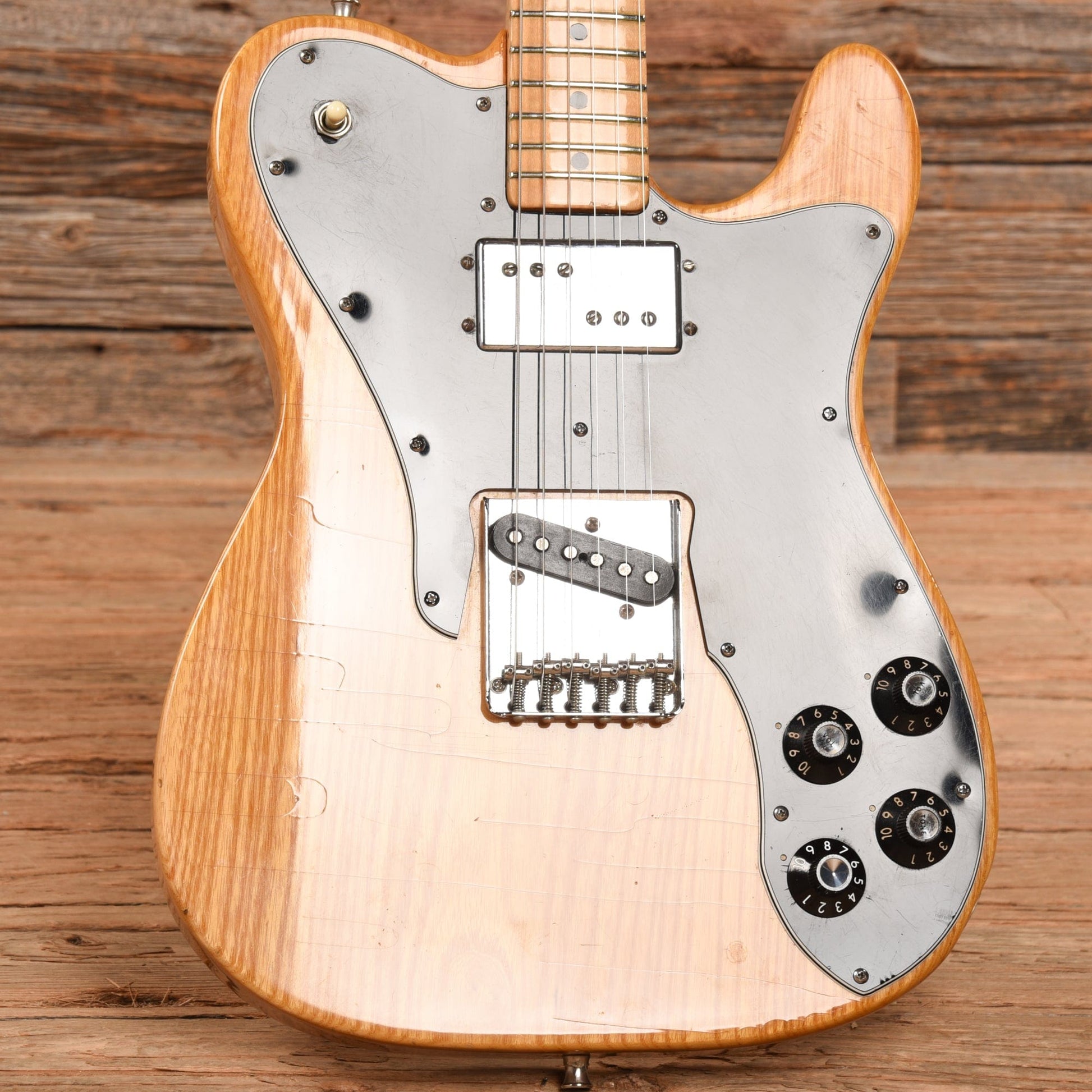 Fender Telecaster Custom Natural 1977 Electric Guitars / Solid Body