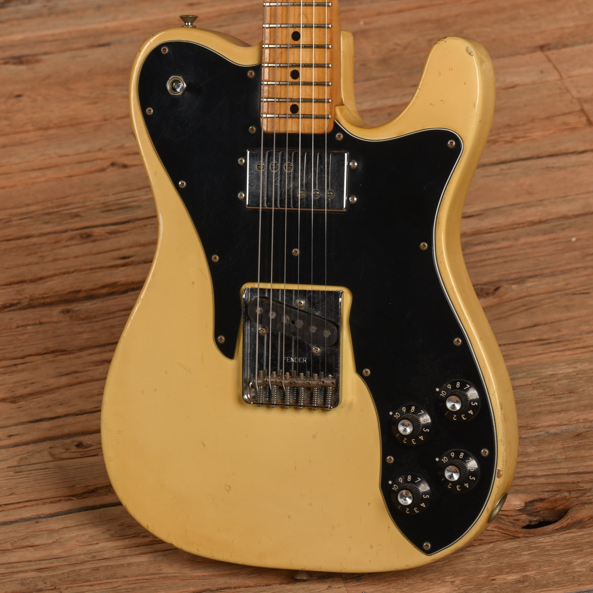 Fender Telecaster Custom Olympic White 1976 Electric Guitars / Solid Body