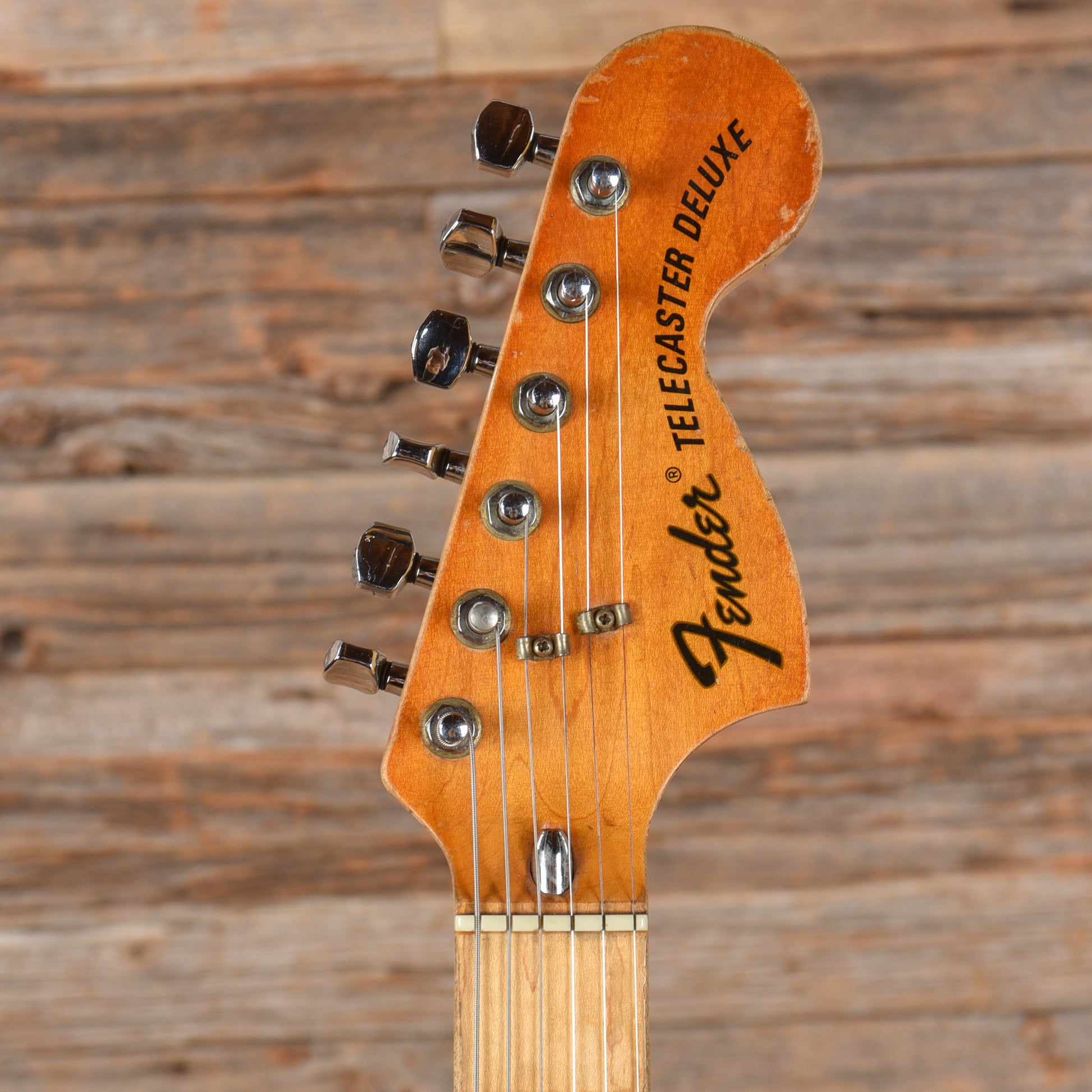 Fender Telecaster Deluxe Black 1975 Electric Guitars / Solid Body