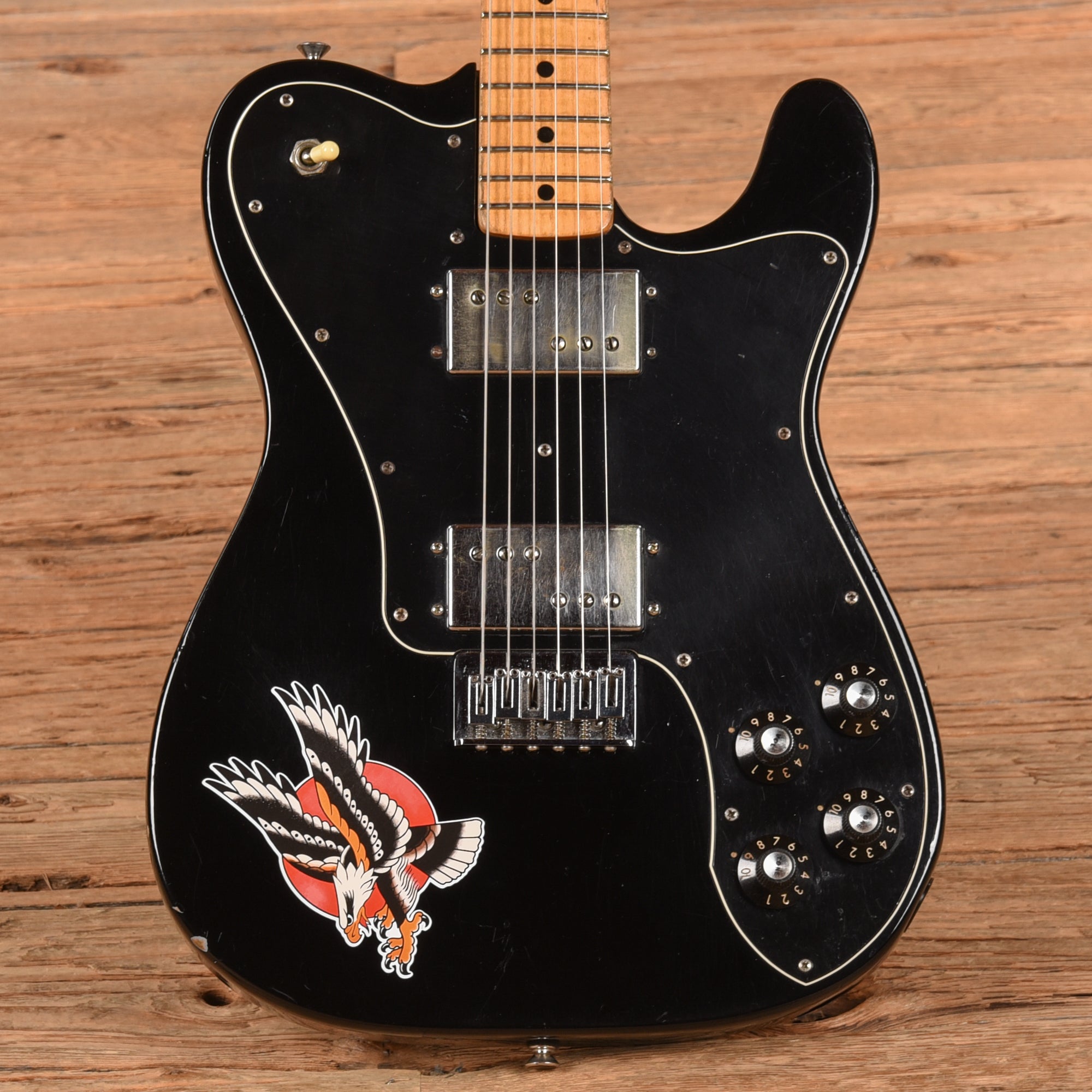 Fender Telecaster Deluxe Black 1975 Electric Guitars / Solid Body
