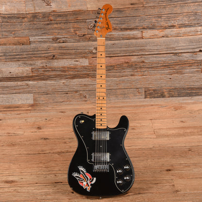 Fender Telecaster Deluxe Black 1975 Electric Guitars / Solid Body